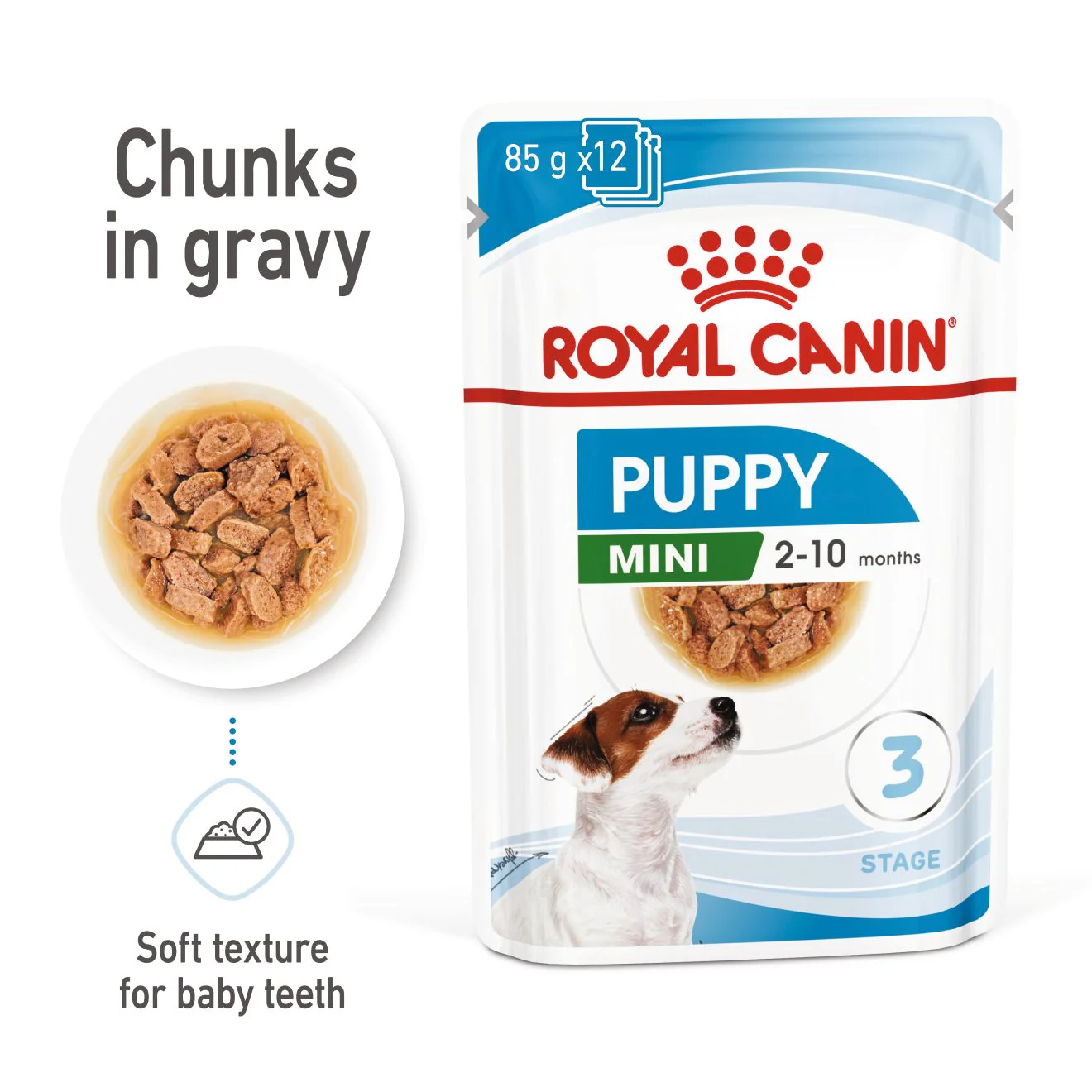 Royal Canin Size Health Nutrition Mini Puppy Multipack in Gravy Wet Dog Food - Image 2