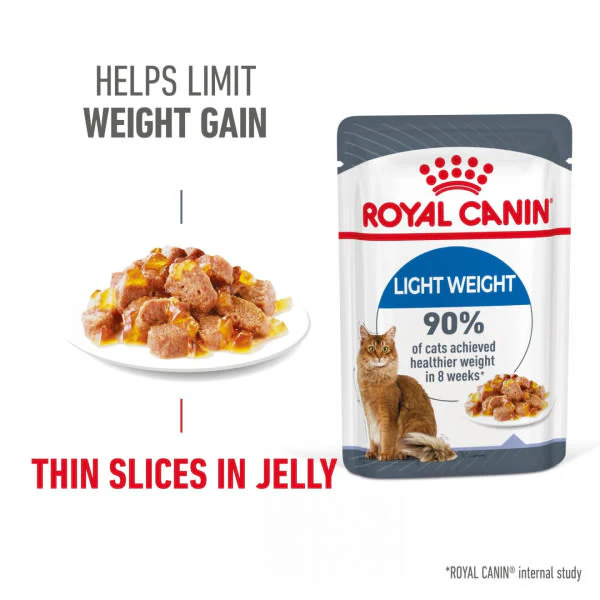 Royal Canin Ultra Light Weight Care Adult Cat Wet Food - Jelly - Image 2