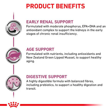 Royal Canin Veterinary Diet Early Renal Adult Dry Cat Food - Image 6