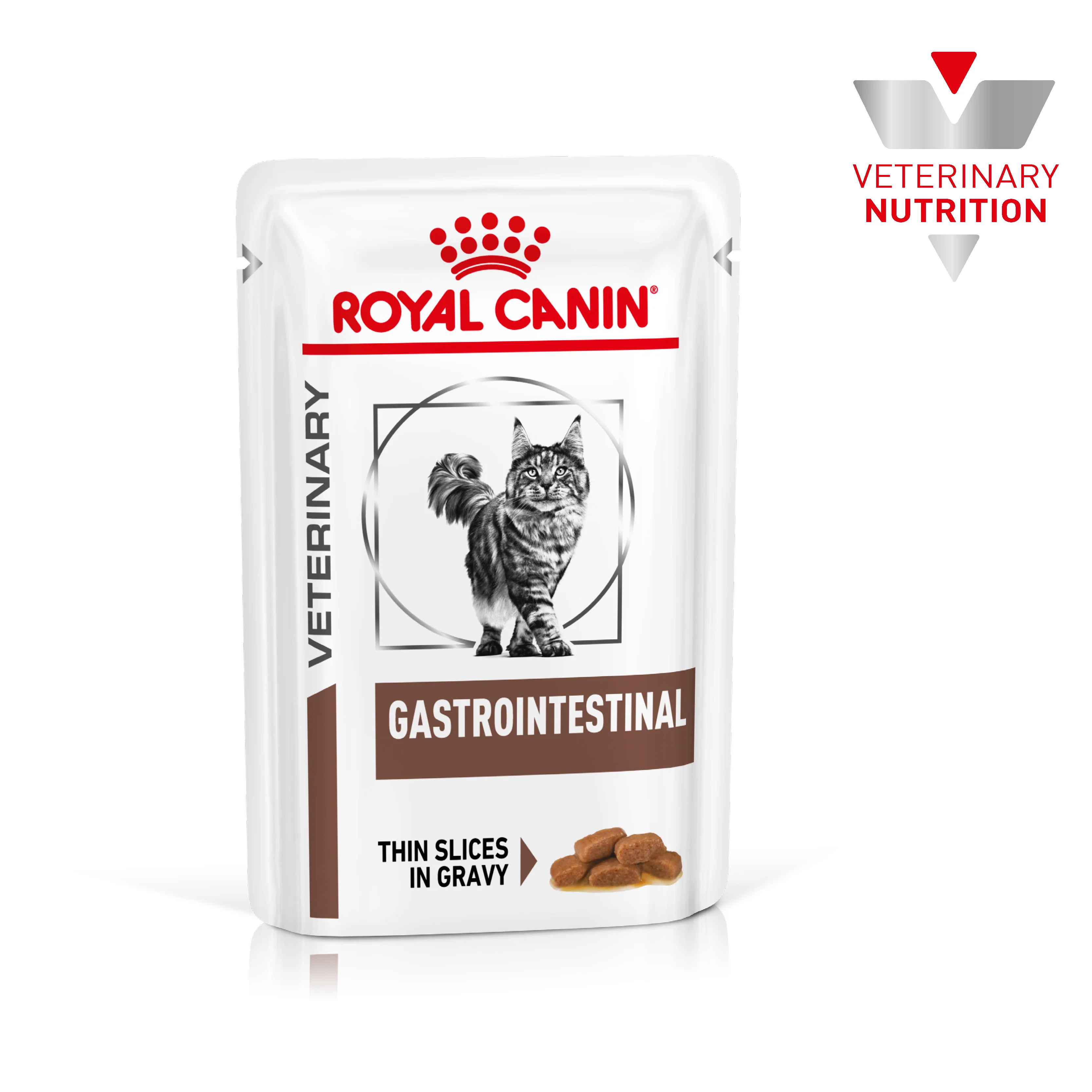 Royal Canin Gastrointestinal Thin Slices in Gravy Adult Wet Cat Food 12 x 85g - Image 2
