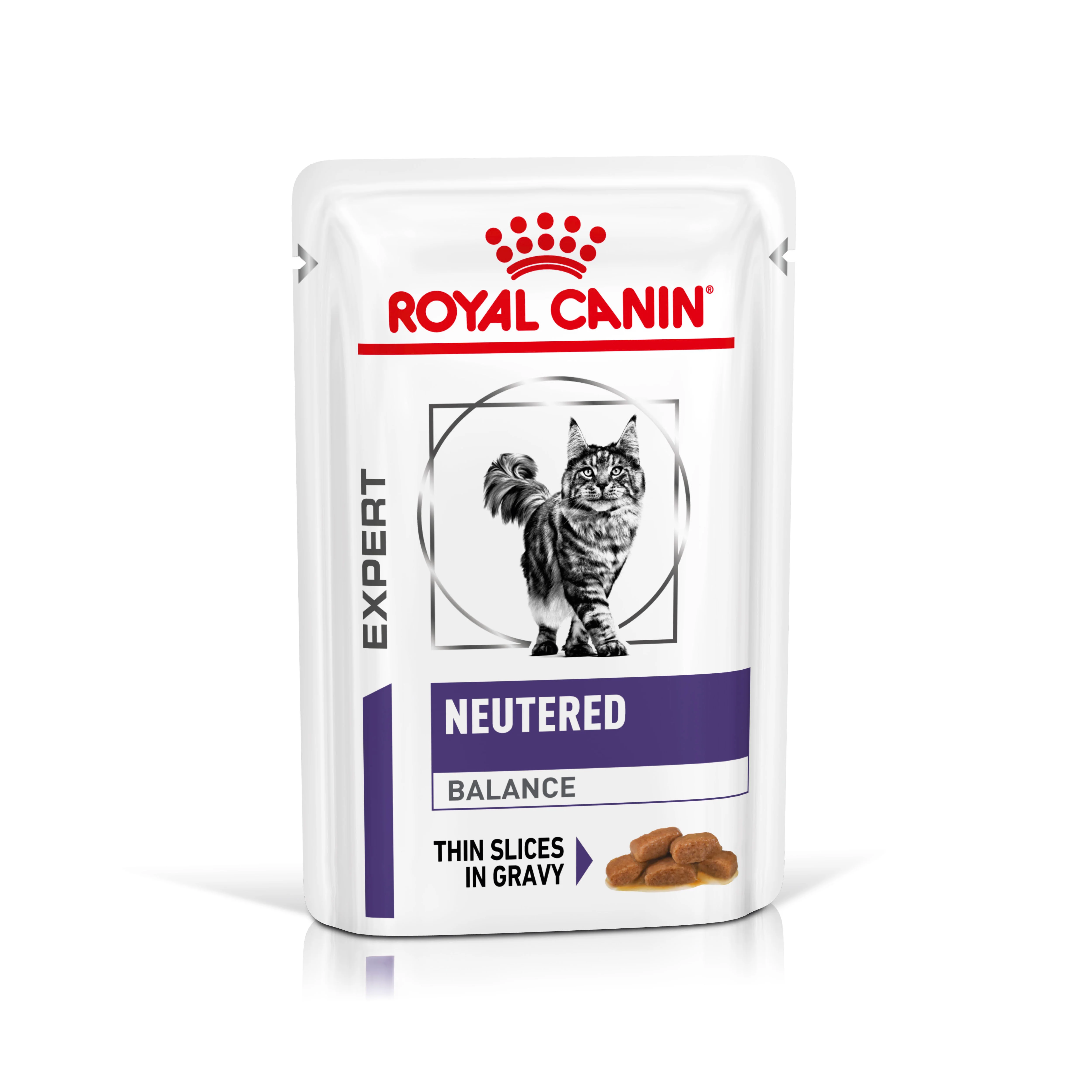 Royal Canin Neutered Balance Thin Slices in Gravy Adult Wet Cat Food 12 x 85g - Image 4
