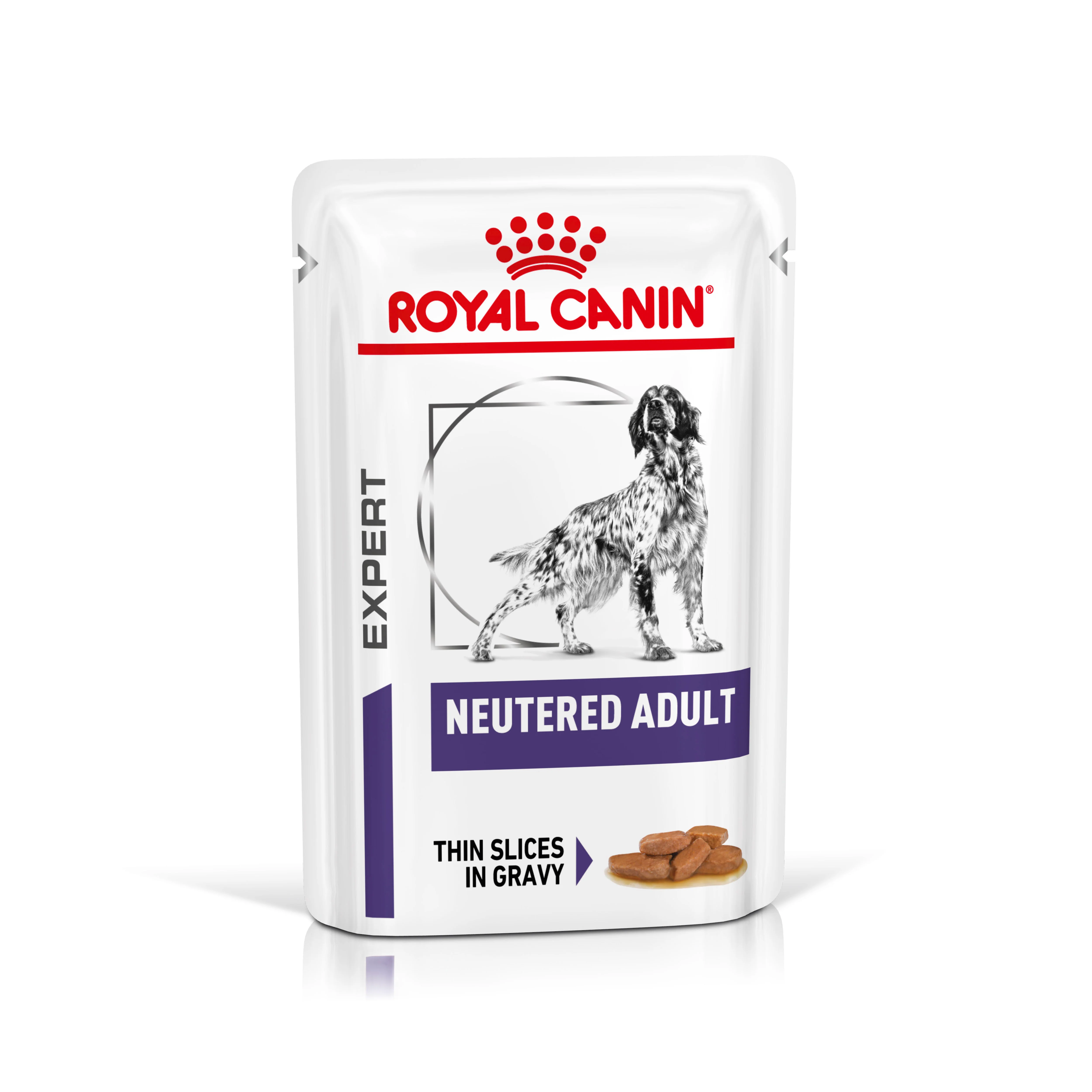 Royal Canin Neutered Adult Thin Slices In Gravy Adult Wet Dog Food 12 x 100g - Image 2