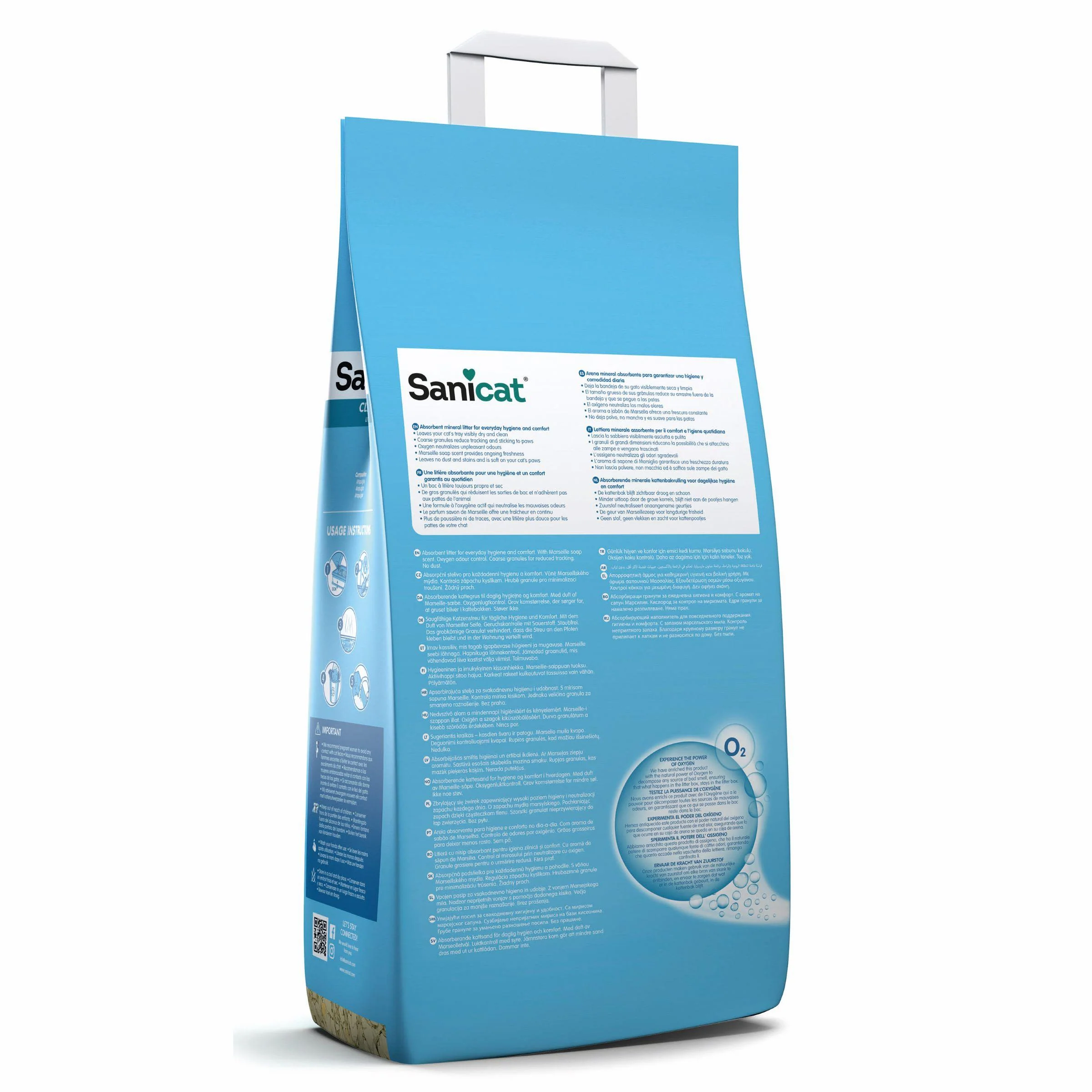 Sanicat Classic Absorbent Marsella Soap Cat Litter - Image 2