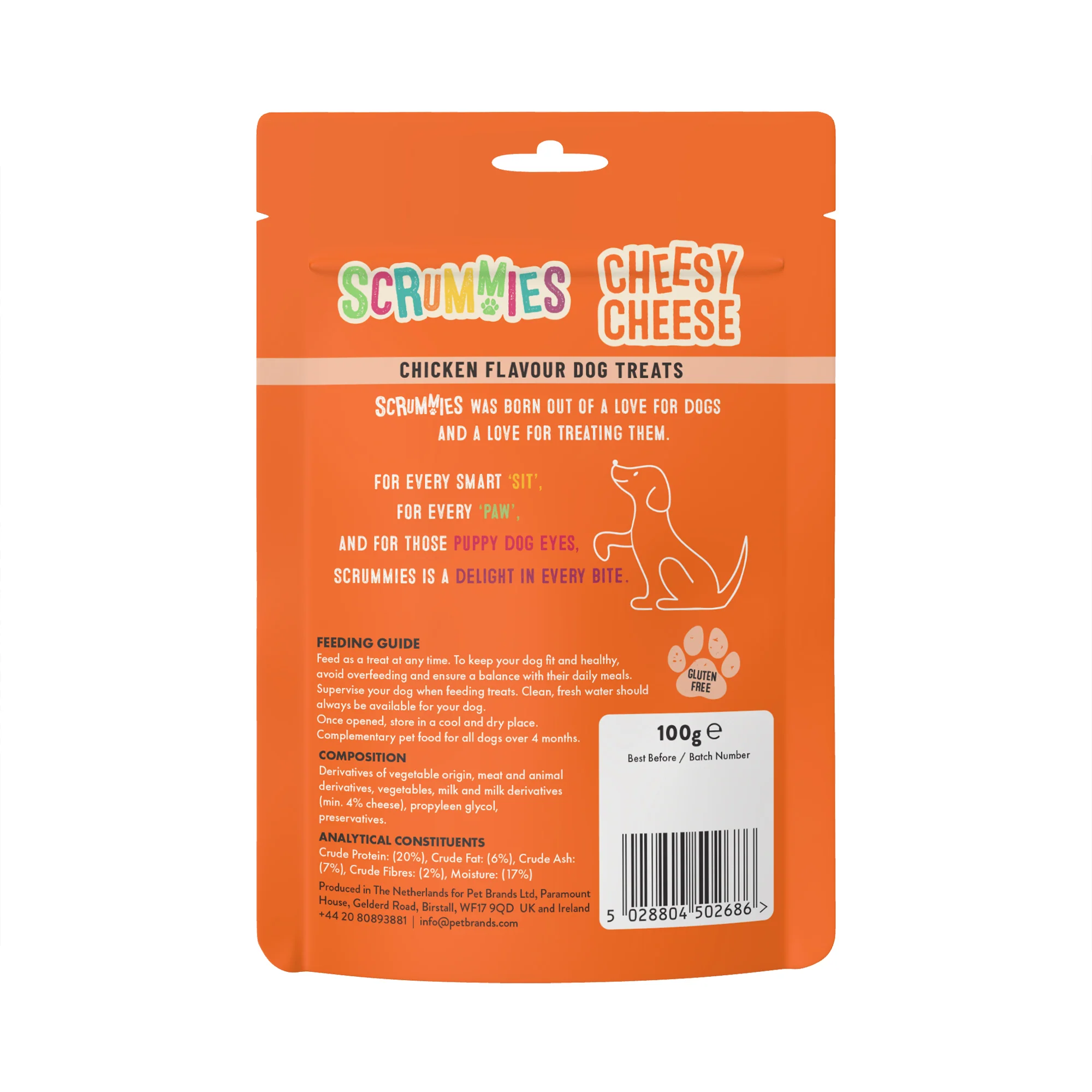 Scrummies Cheesy Cheese Dog Treats - Image 2
