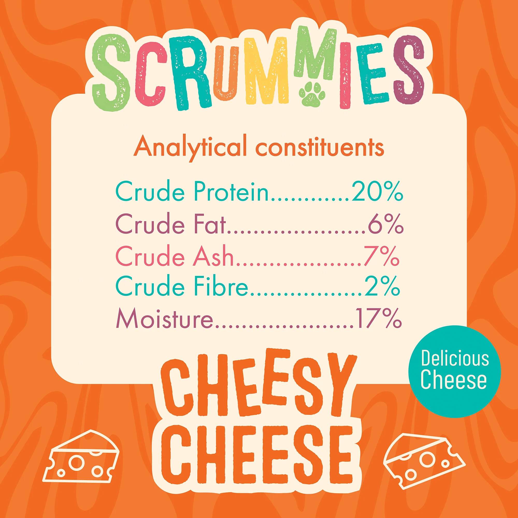 Scrummies Cheesy Cheese Dog Treats - Image 7