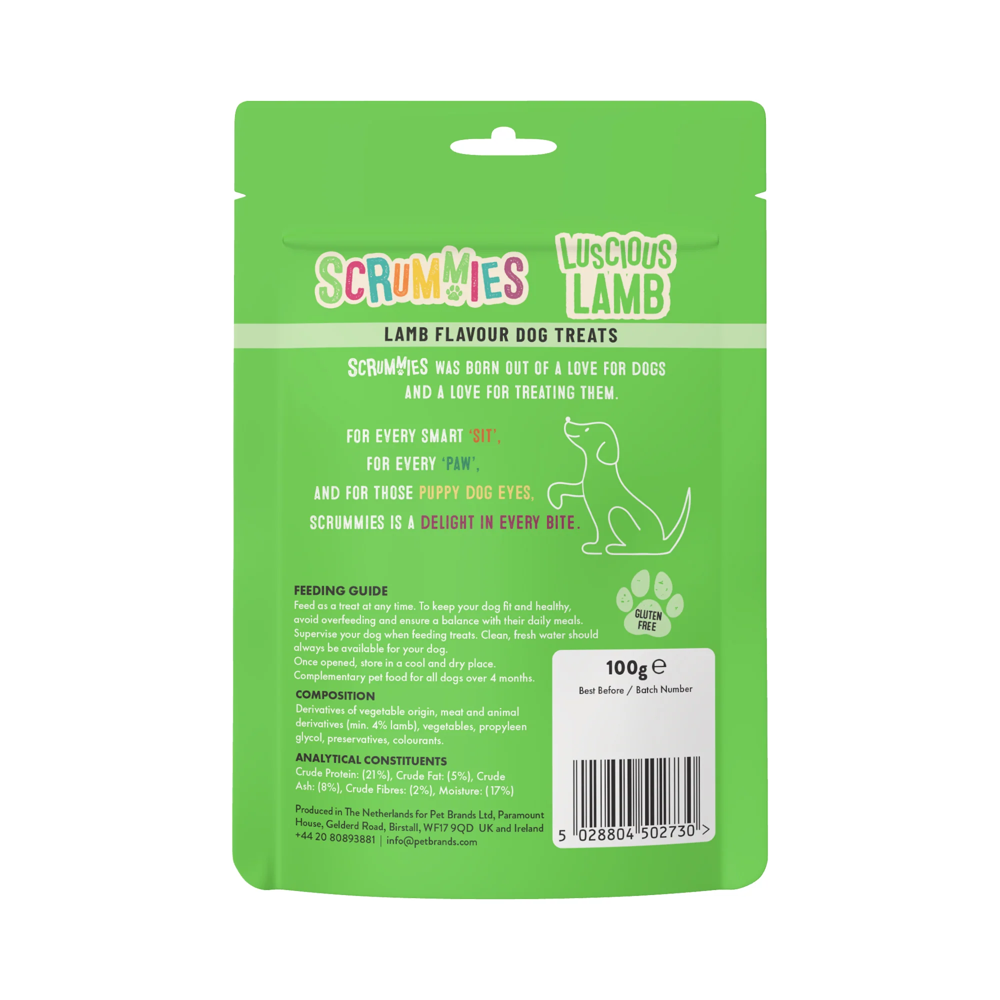Scrummies Luscious Lamb Dog Treats - Image 2