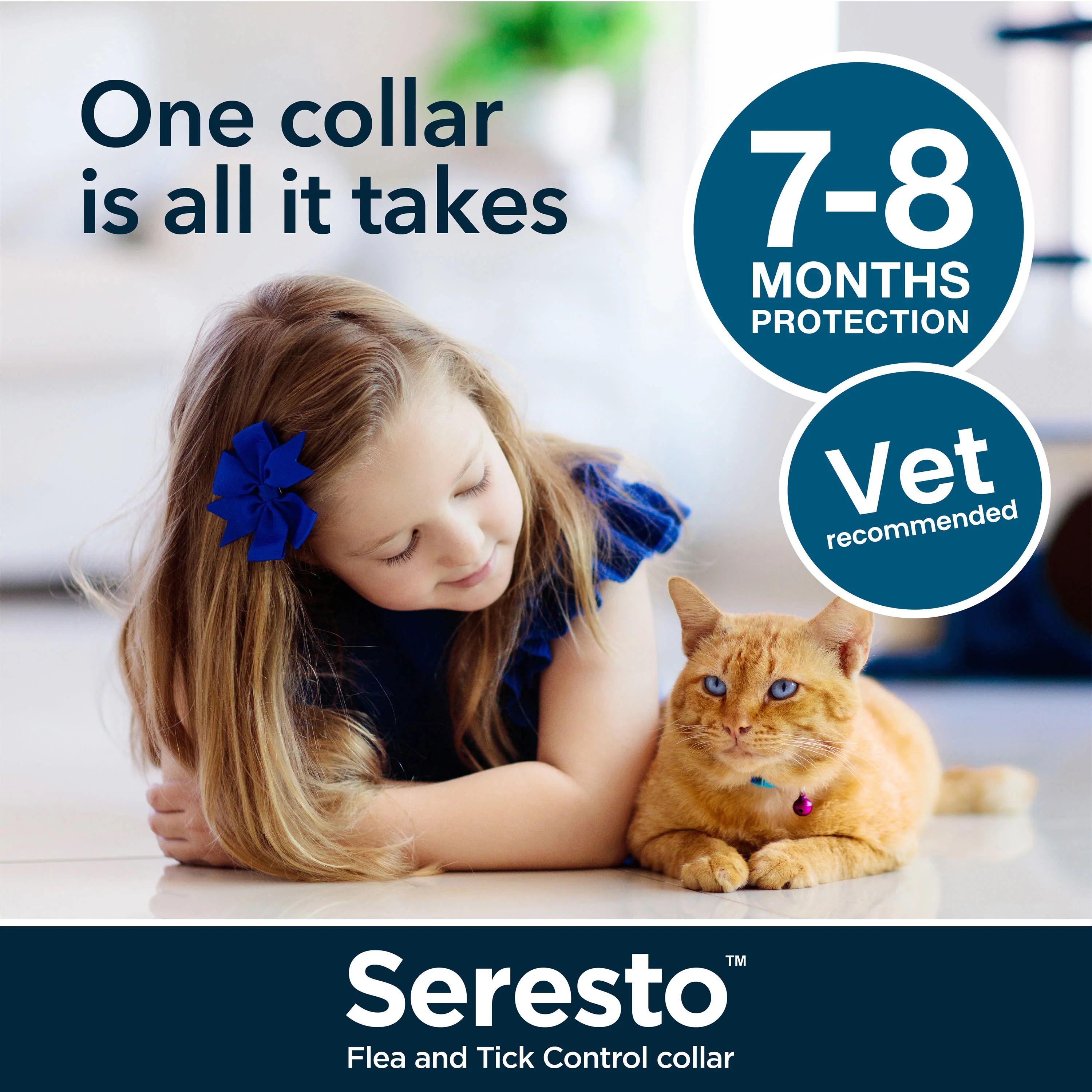 Seresto Flea and Tick Control Collar for Cats (<8kg) - Image 3