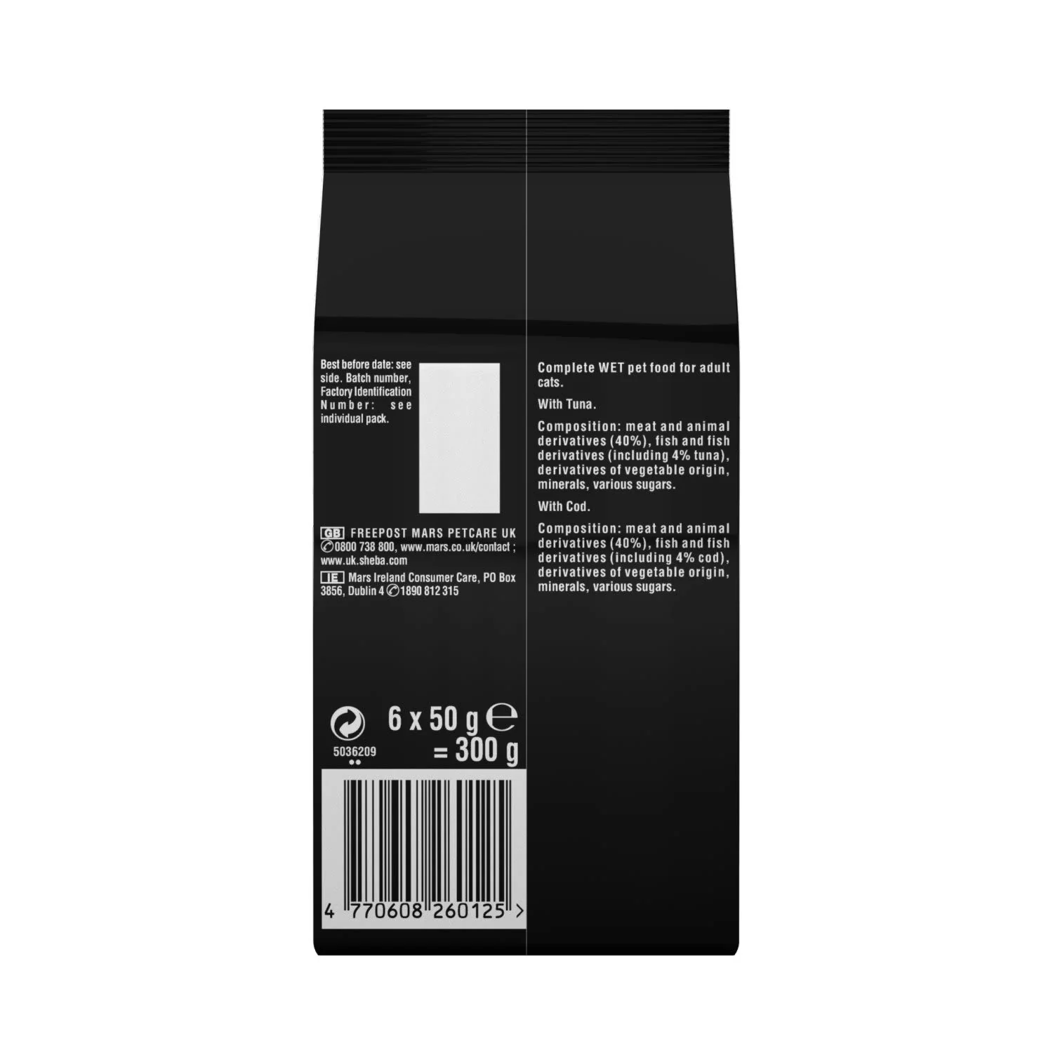 Sheba Fresh & Fine Wet Cat Food Pouches Fish in Gravy - Image 3