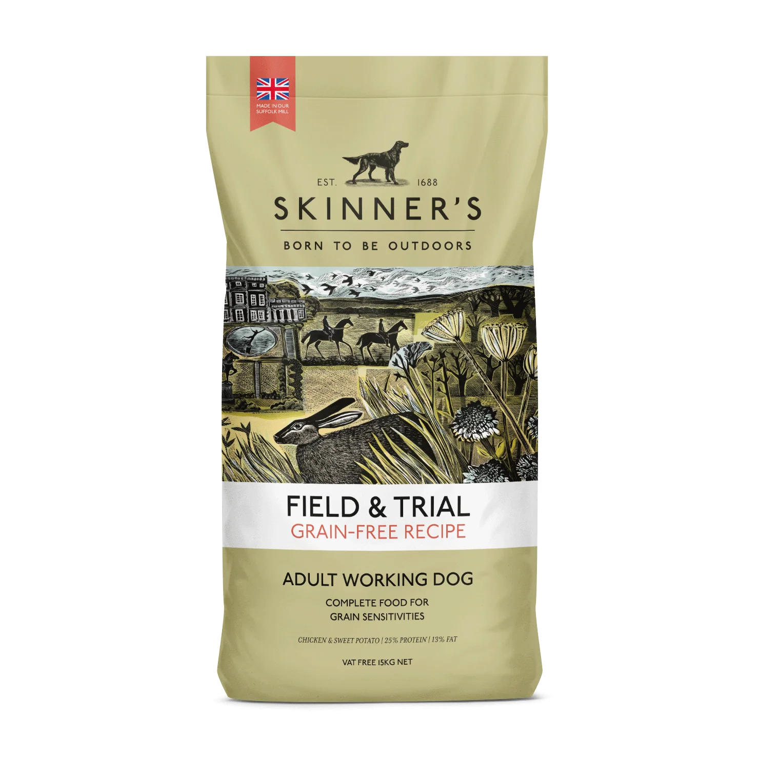 Skinner's Field & Trial Grain-free Chicken & Sweet Potato Dry Dog Food