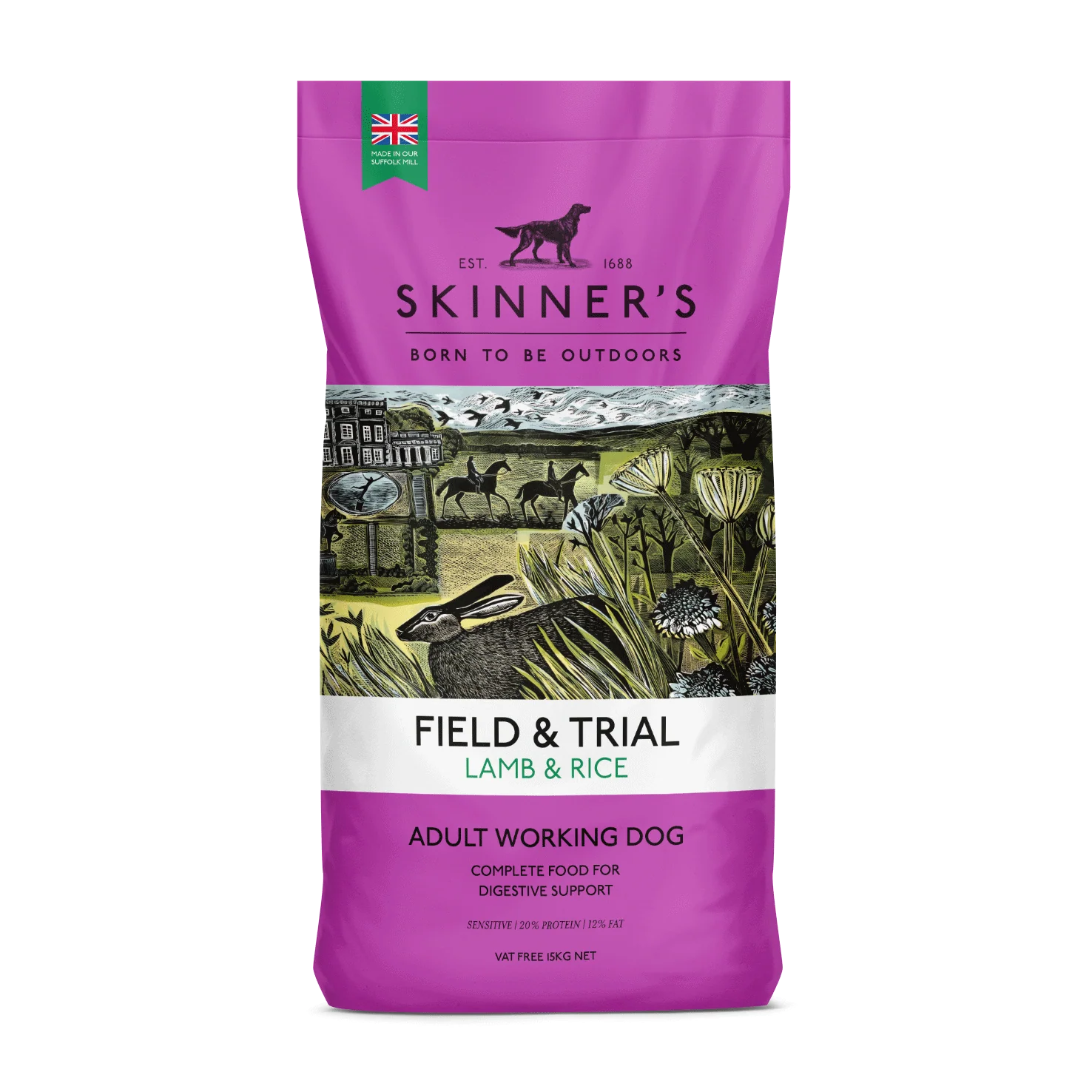 Skinner's Field & Trial Lamb & Rice Dry Dog Food