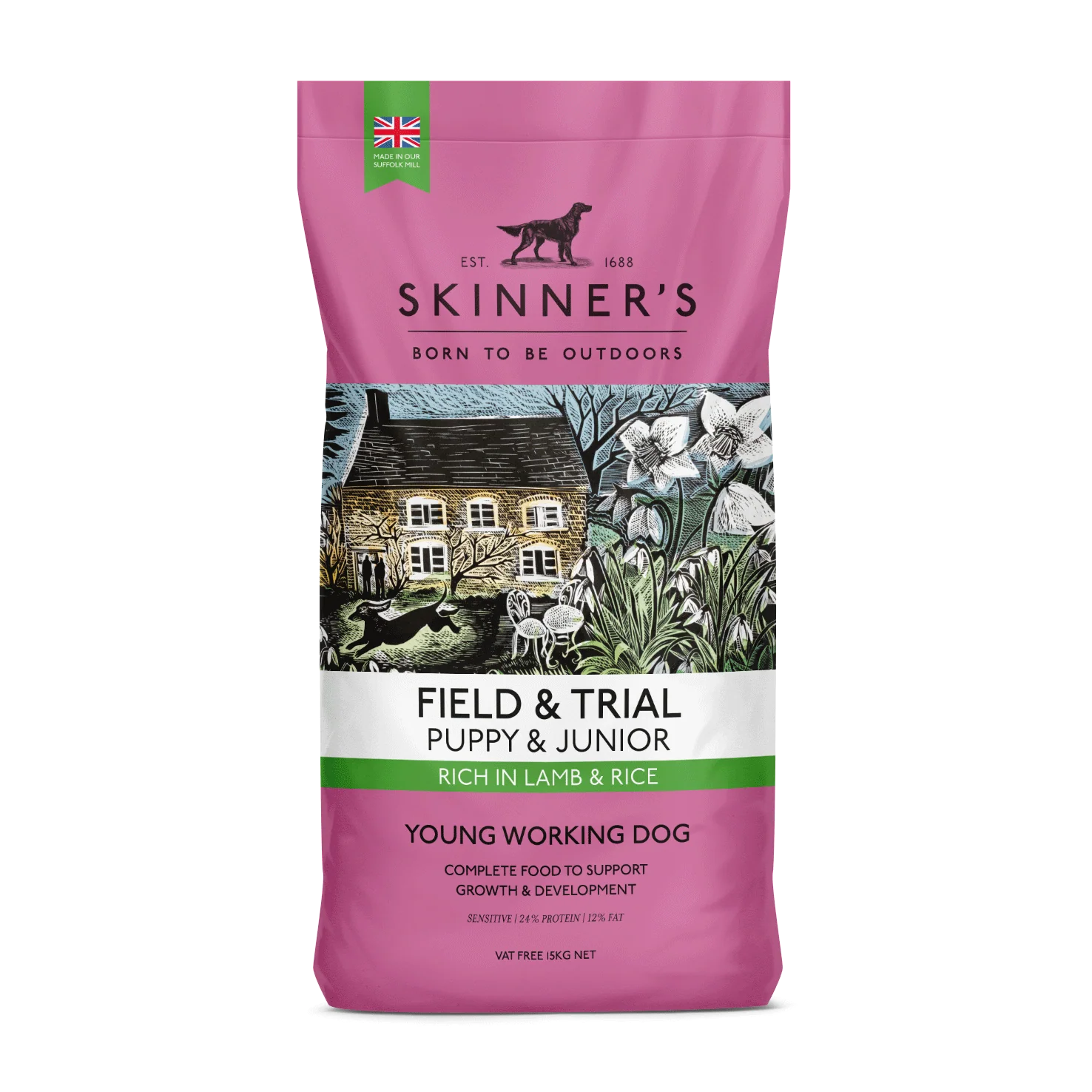 Skinner's Field & Trial Puppy Lamb & Rice Dry Dog Food