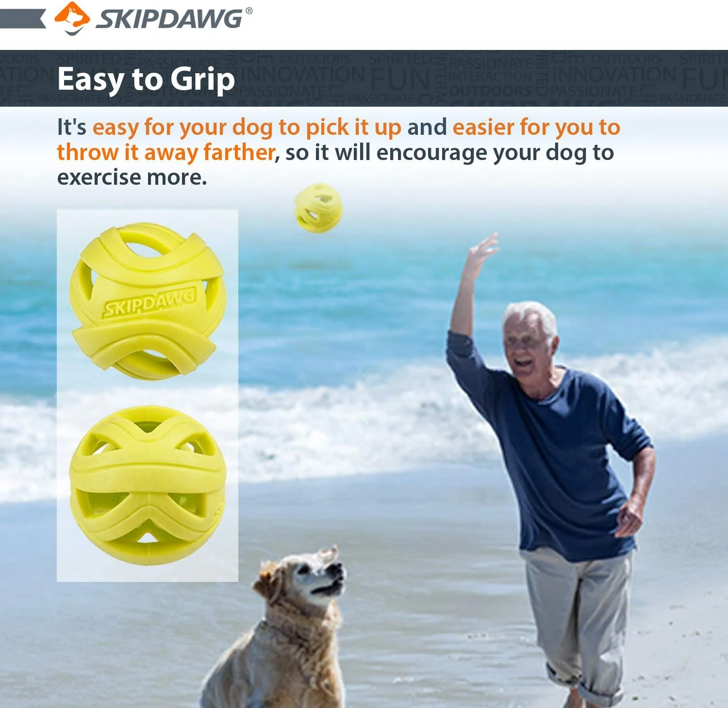 Skipdawg Breezy Ball for Dogs 2 Pack - Image 6
