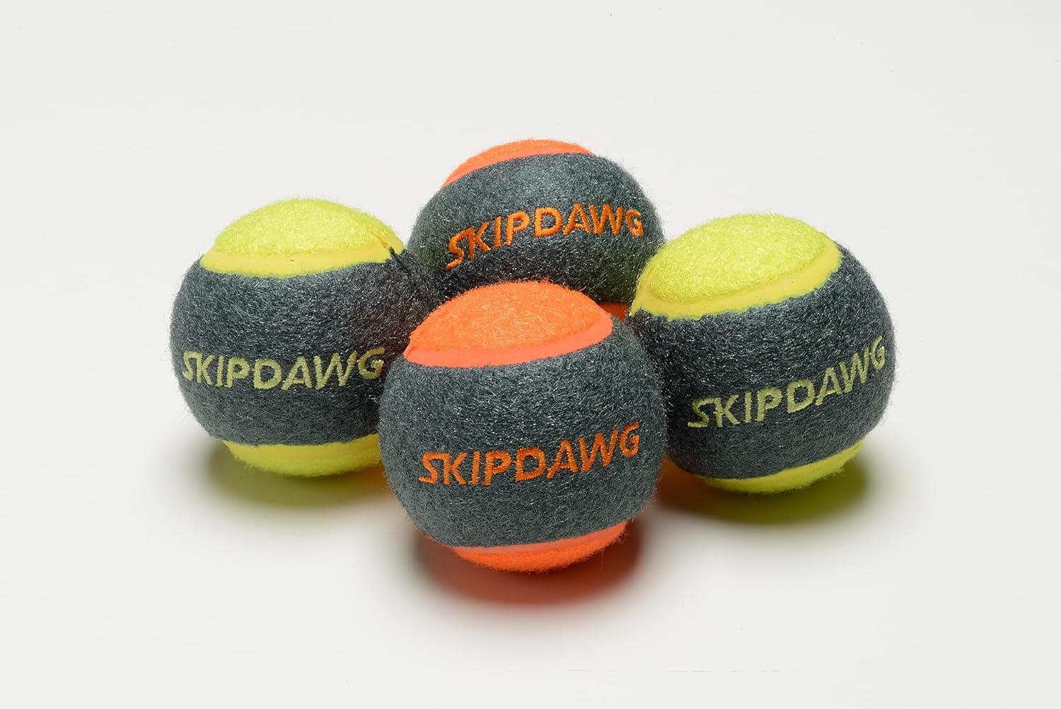 Skipdawg Premium High Bounce Tennis Ball for Dogs 4 Pack - Image 3
