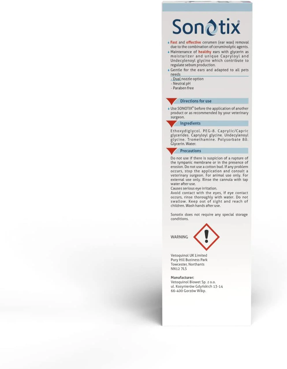 Sonotix Triple Action Ear Cleaner for Dogs and Cats - Image 3