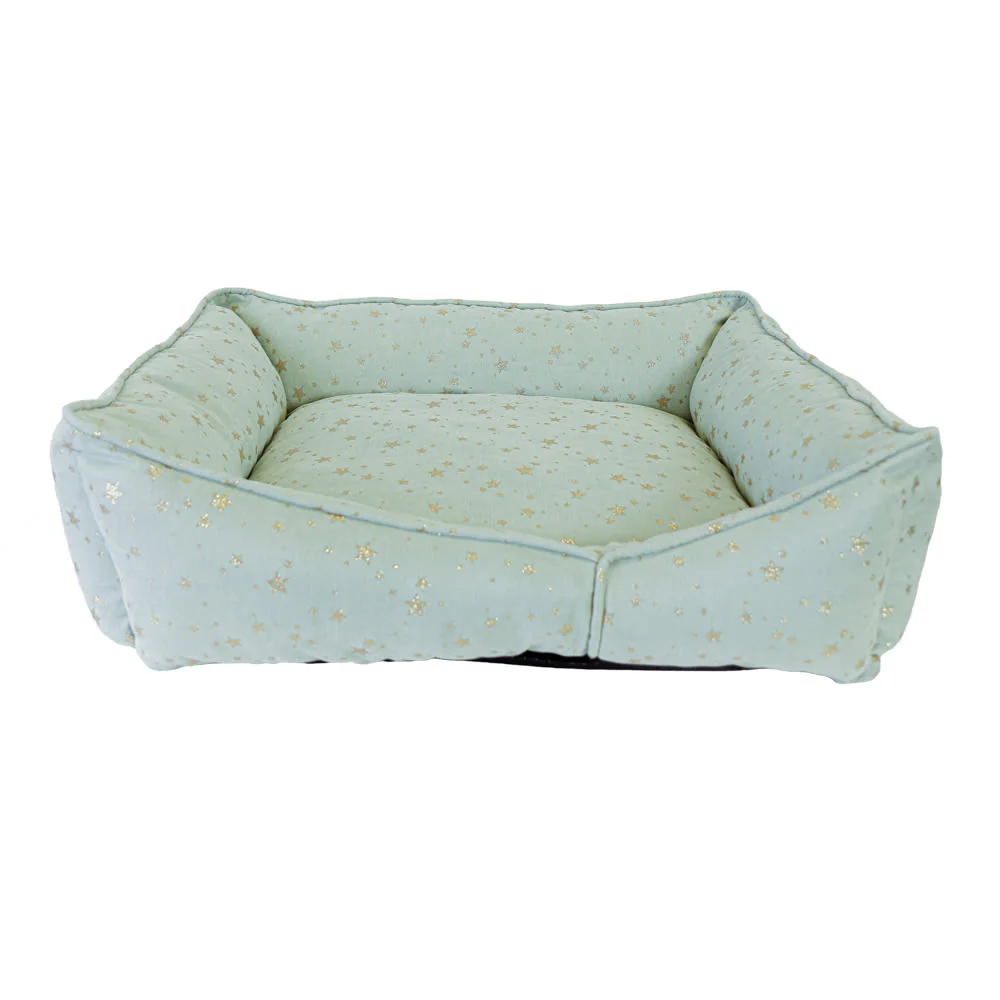 Starry Nights Star Sofa Dog Bed - Mint - Image 3