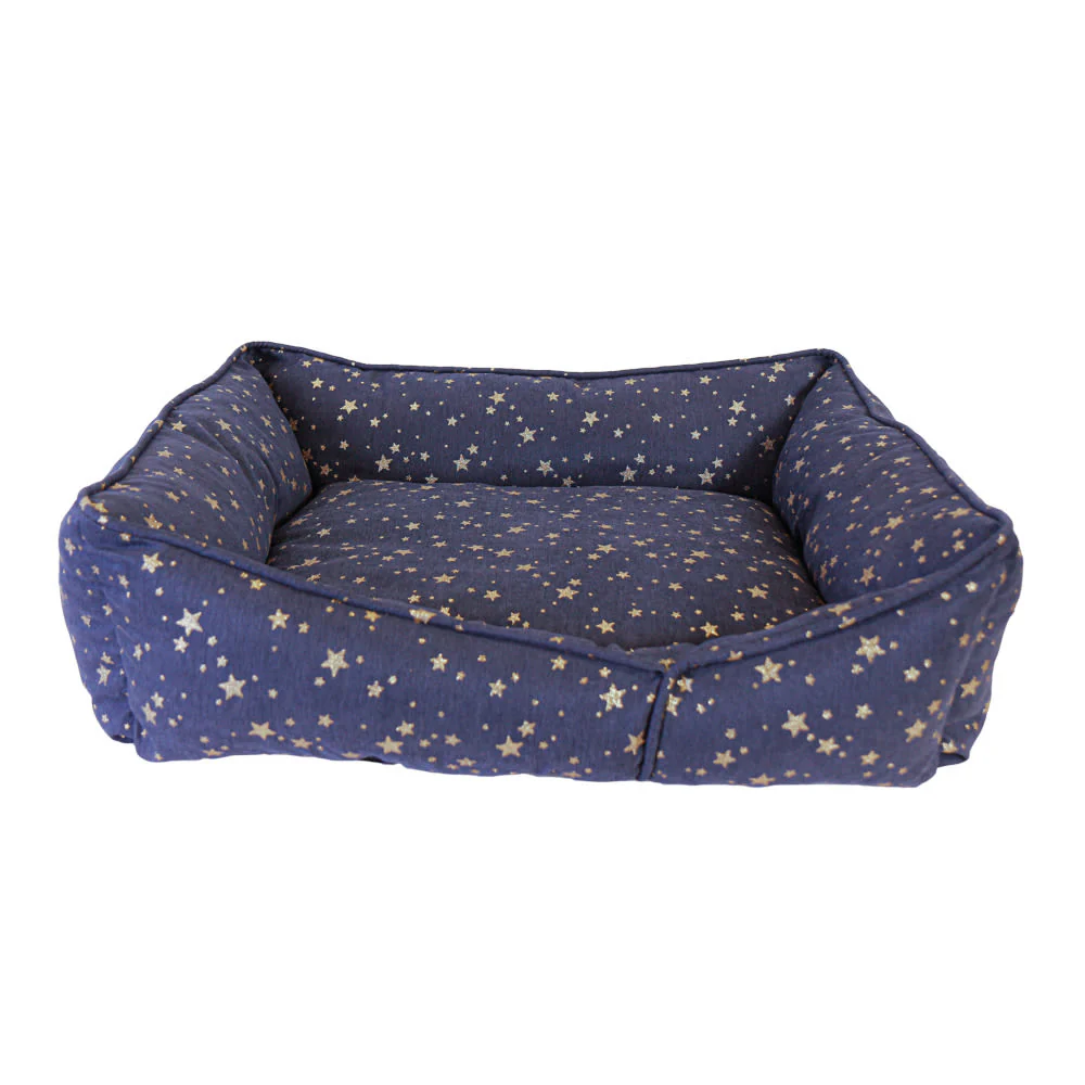 Starry Nights Star Sofa Dog Bed - Navy - Image 2