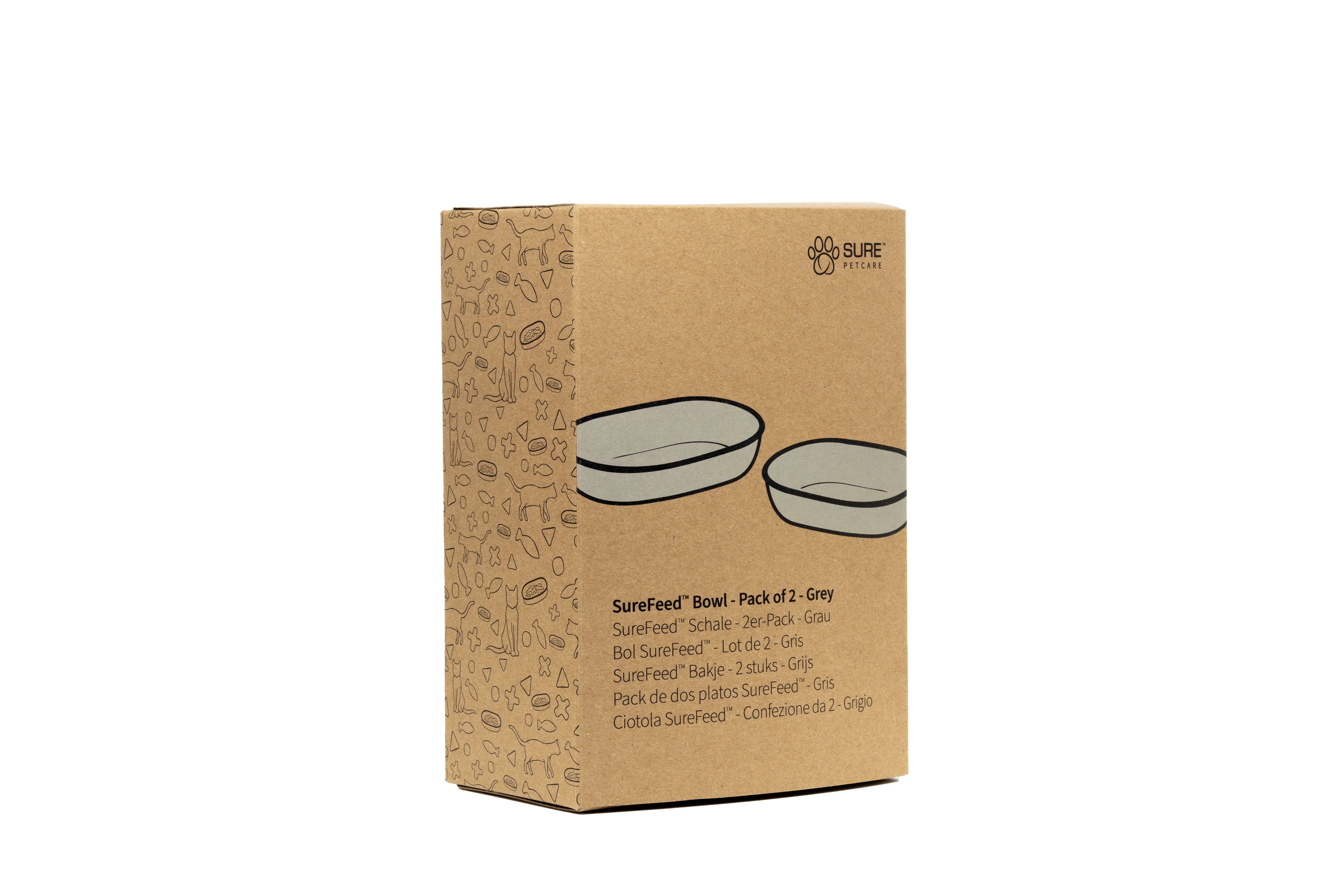Surefeed Pet Feeder Bowl - Grey - Image 2
