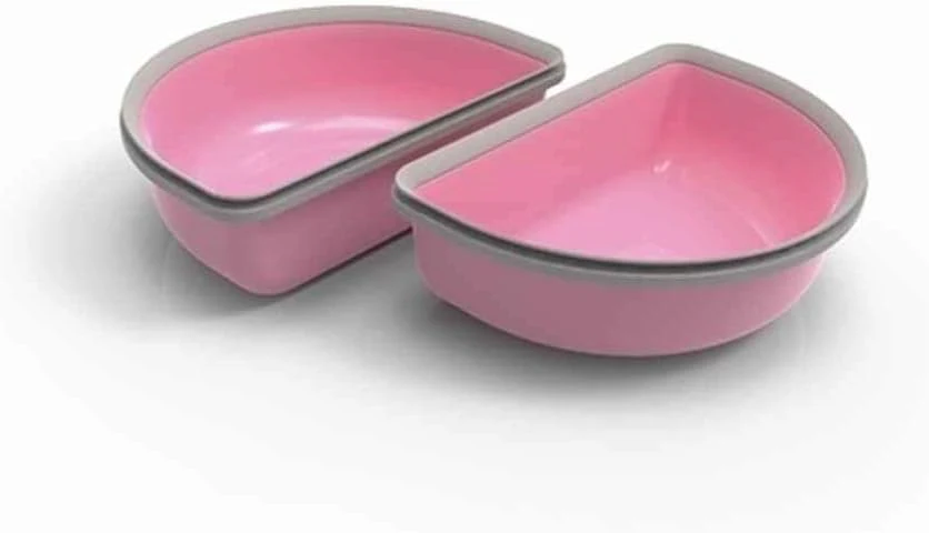 Surefeed Pet Feeder Half Bowl - Pink - Image 3