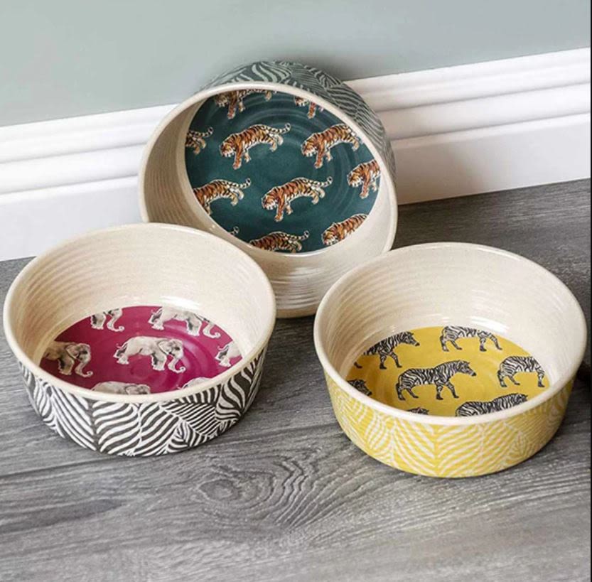 Tarhong Safari Zebra Pet Bowl - Image 2