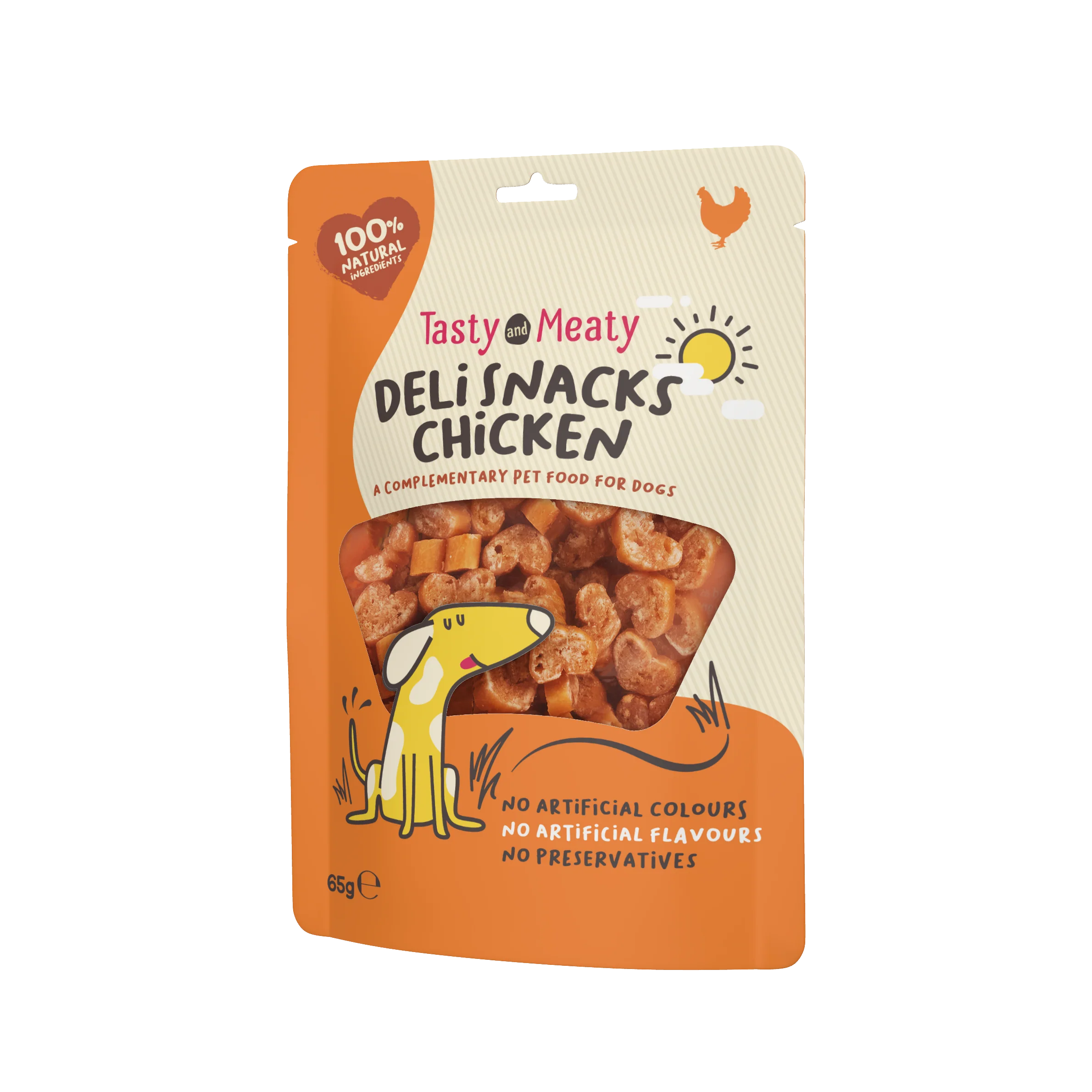 Tasty & Meaty Deli Snacks Chicken Bites Adult Dog Treats | 65g - Image 3