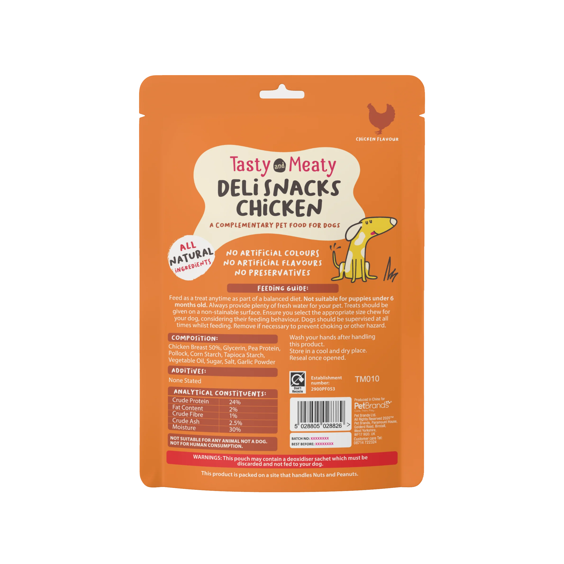 Tasty & Meaty Deli Snacks Chicken Bites Adult Dog Treats | 65g - Image 4