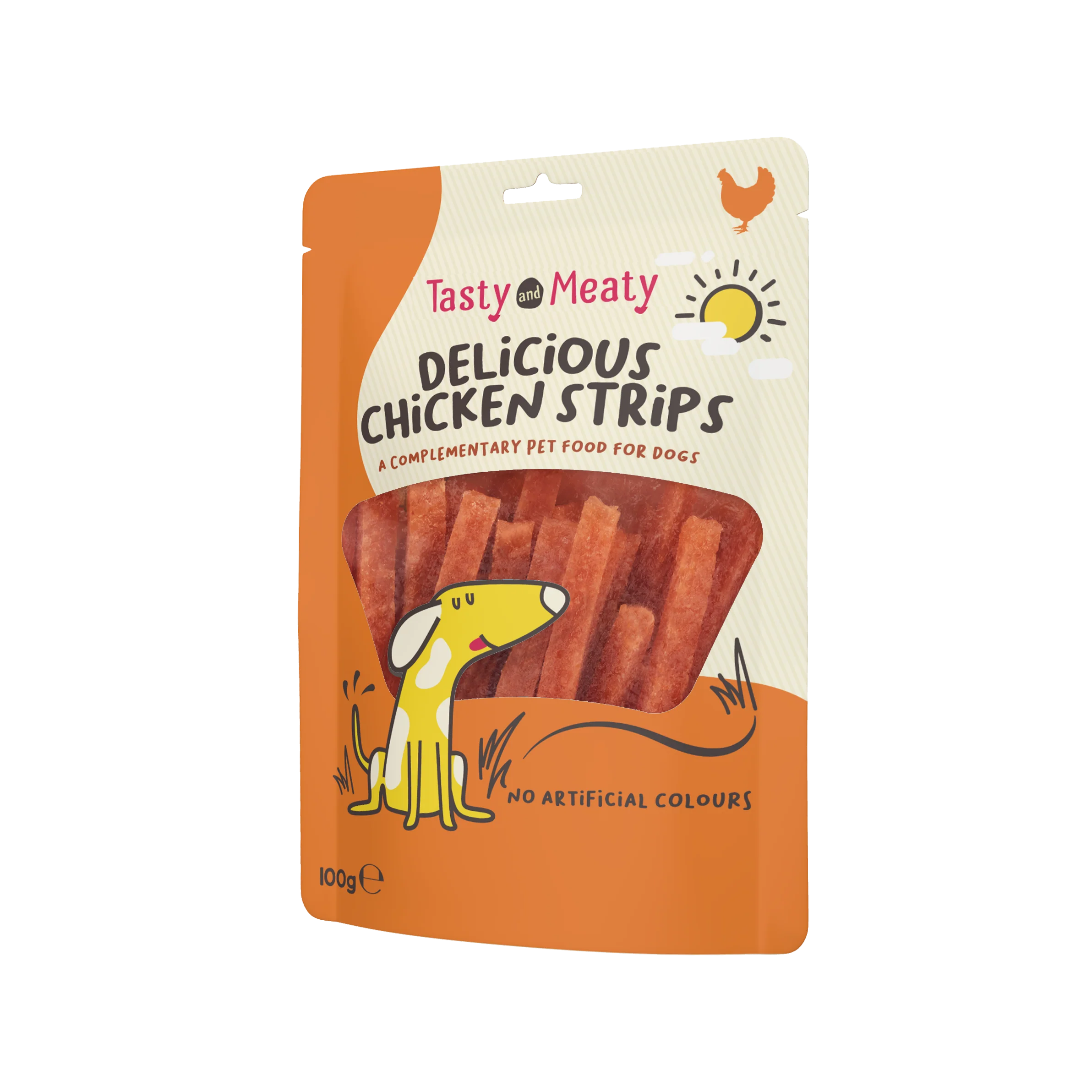 Tasty & Meaty Delicious Chicken Strips Adult Dog Treats - Image 5