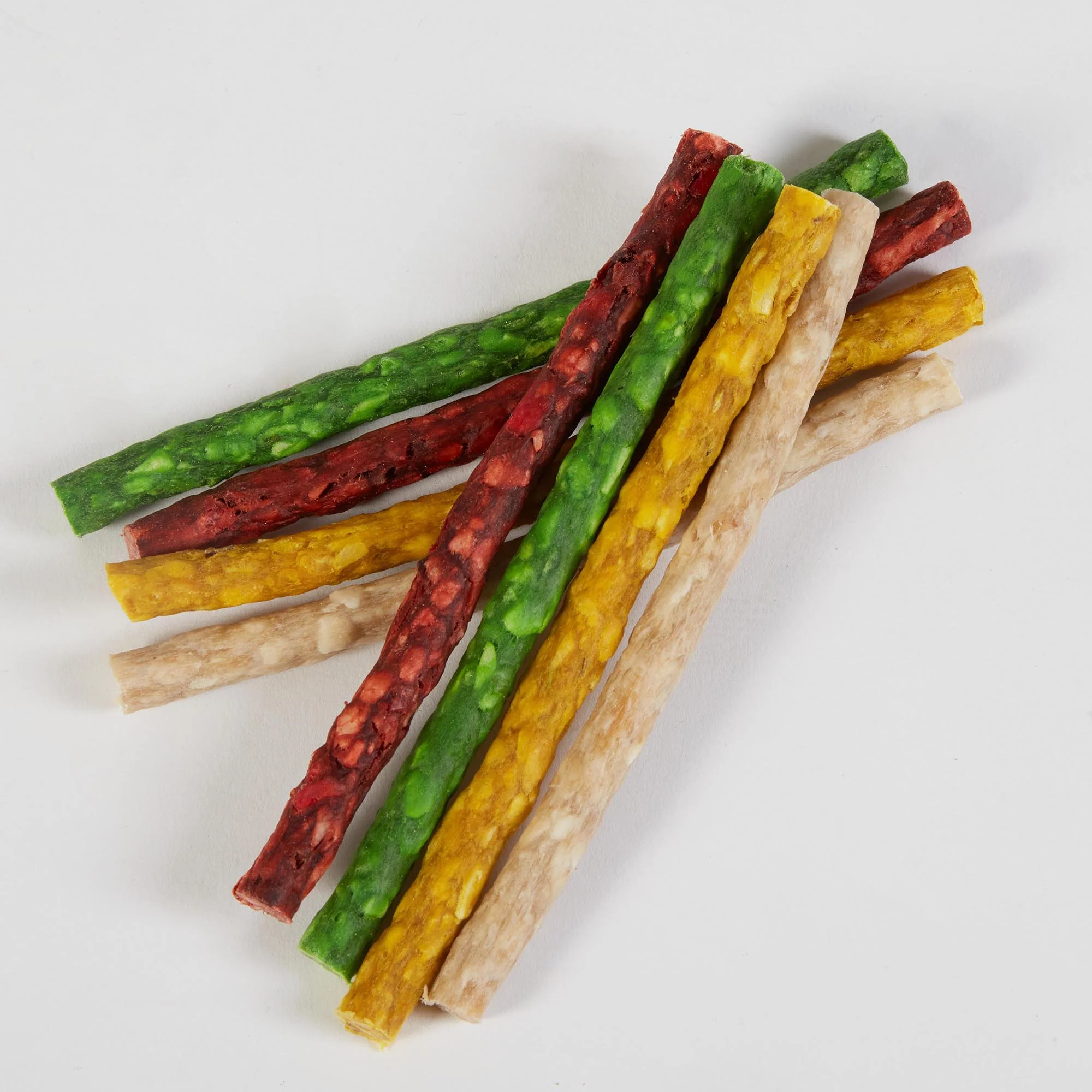 Tasty & Meaty Munchy Assorted Rawhide Rolls | Natural Chewy Adult Dogs Treats | 100-Pack - Image 3