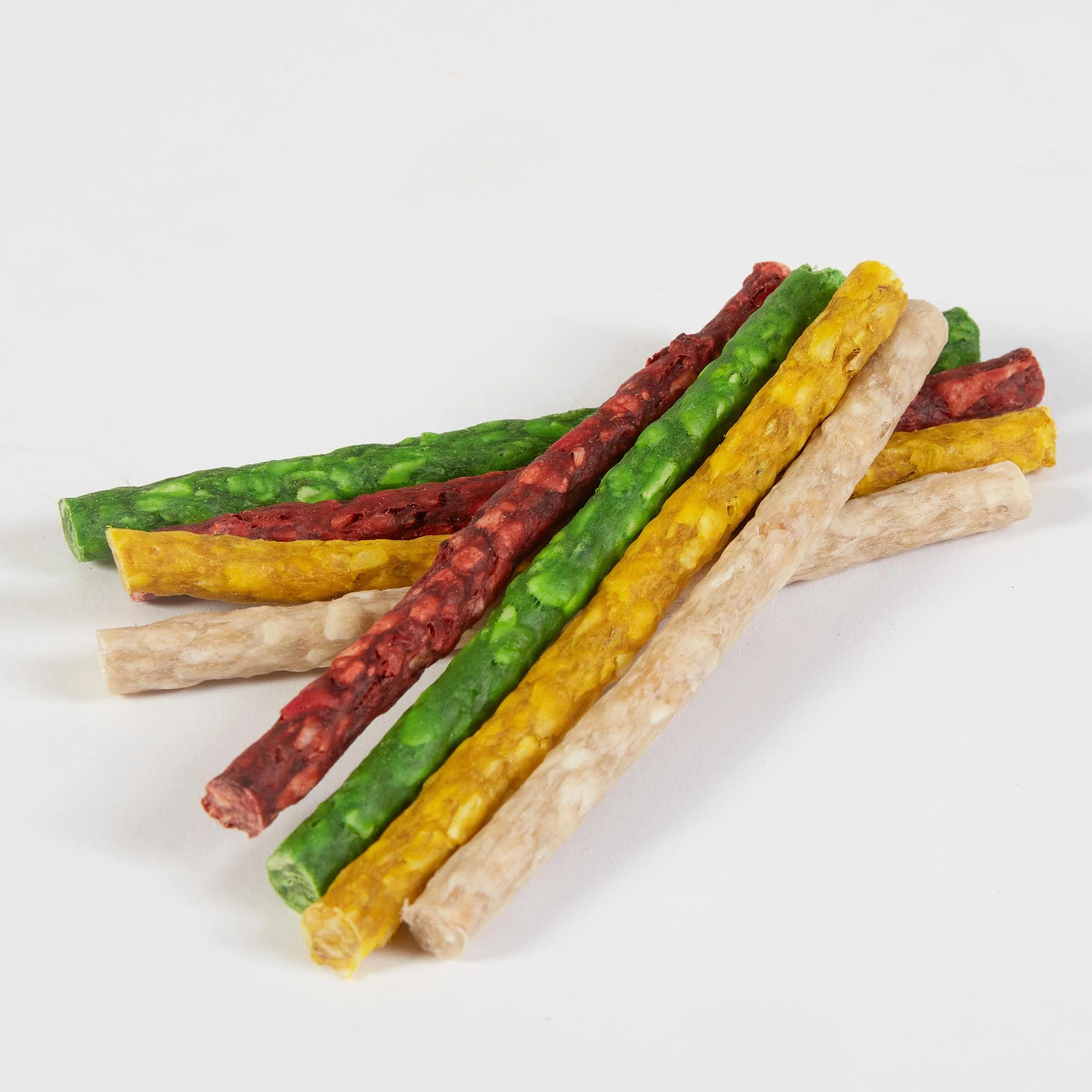 Tasty & Meaty Munchy Assorted Rawhide Rolls | Natural Chewy Adult Dogs Treats | 100-Pack - Image 4