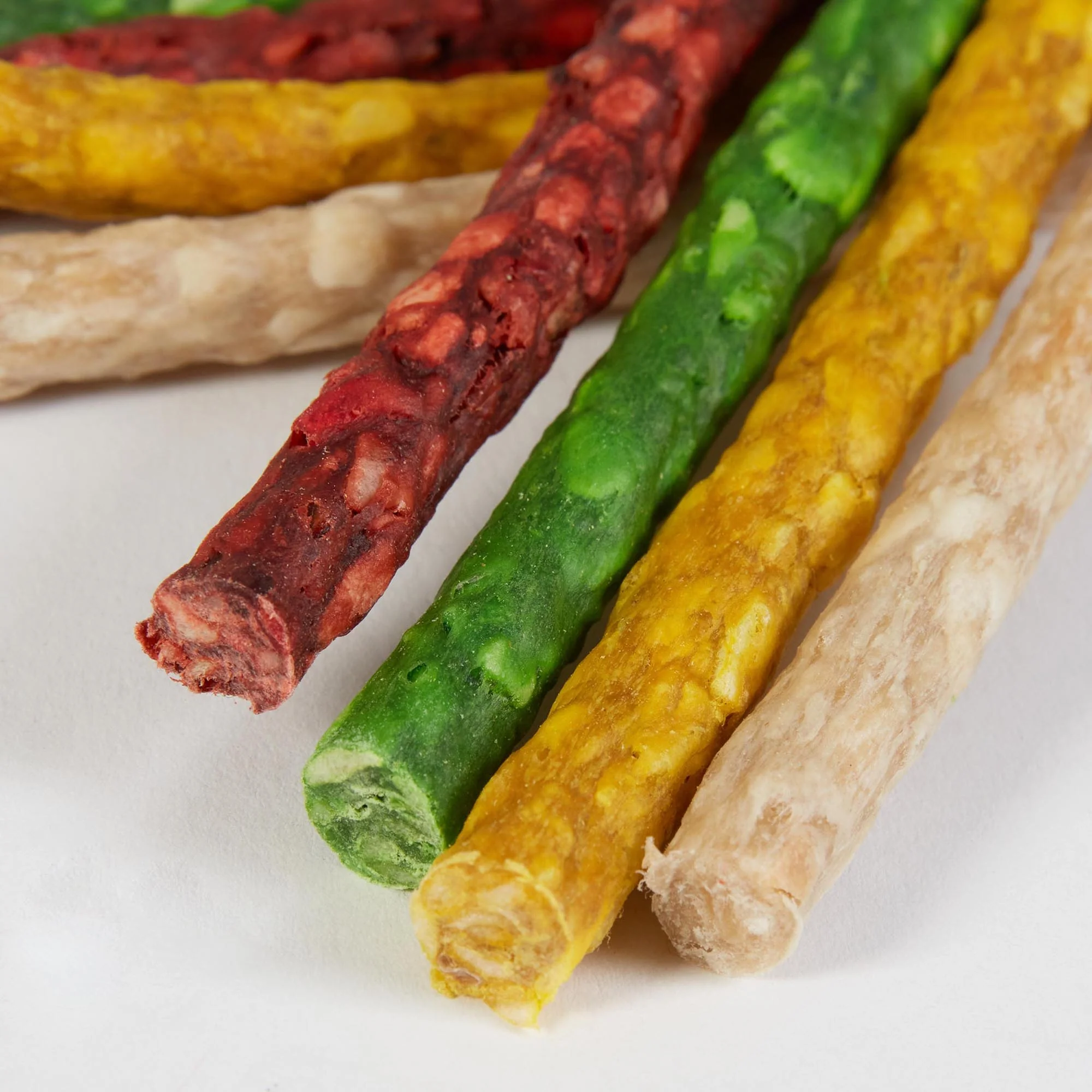 Tasty & Meaty Munchy Assorted Rawhide Rolls | Natural Chewy Adult Dogs Treats | 100-Pack - Image 6