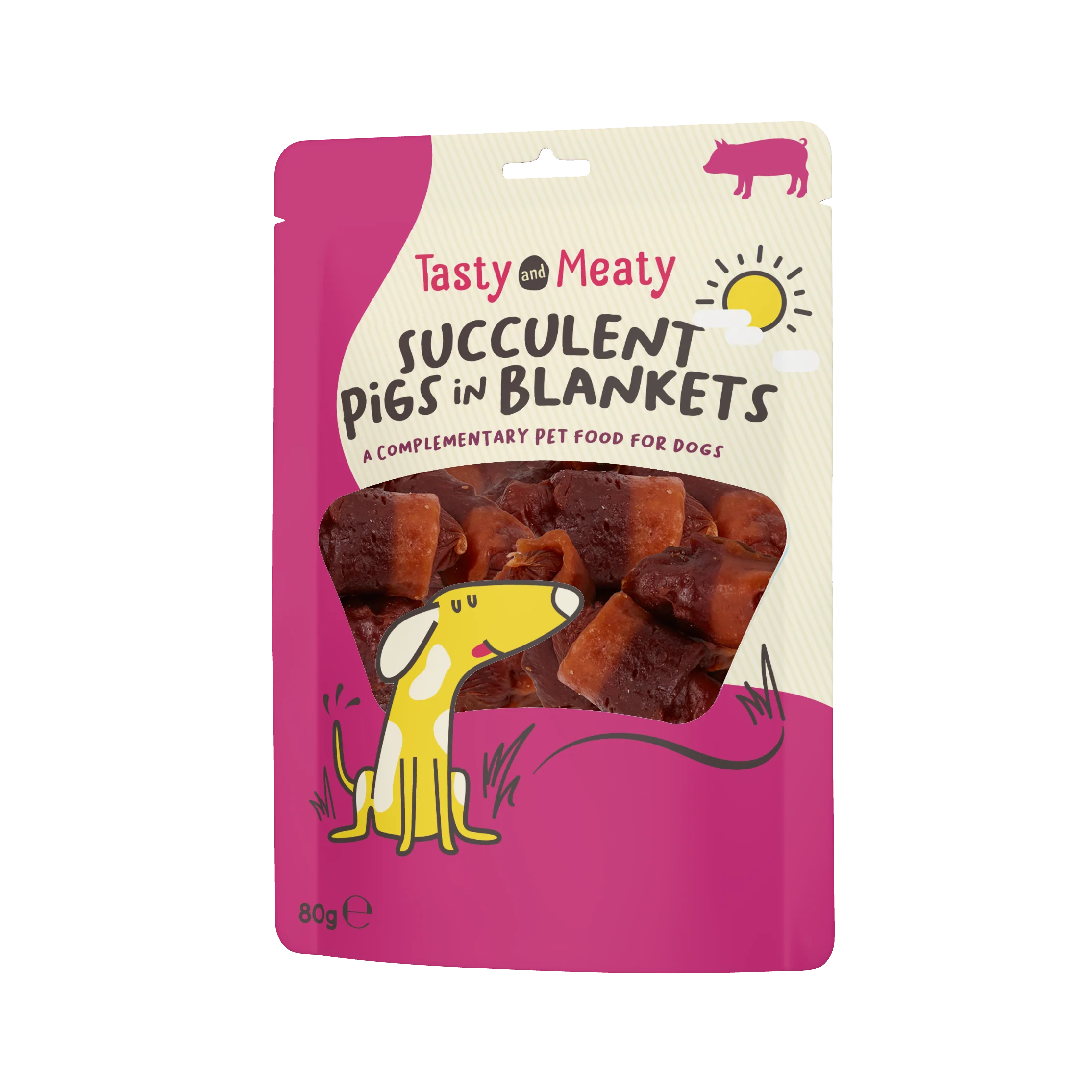Tasty & Meaty Succulent Pigs In Blankets Adult Dog Treats - Image 3