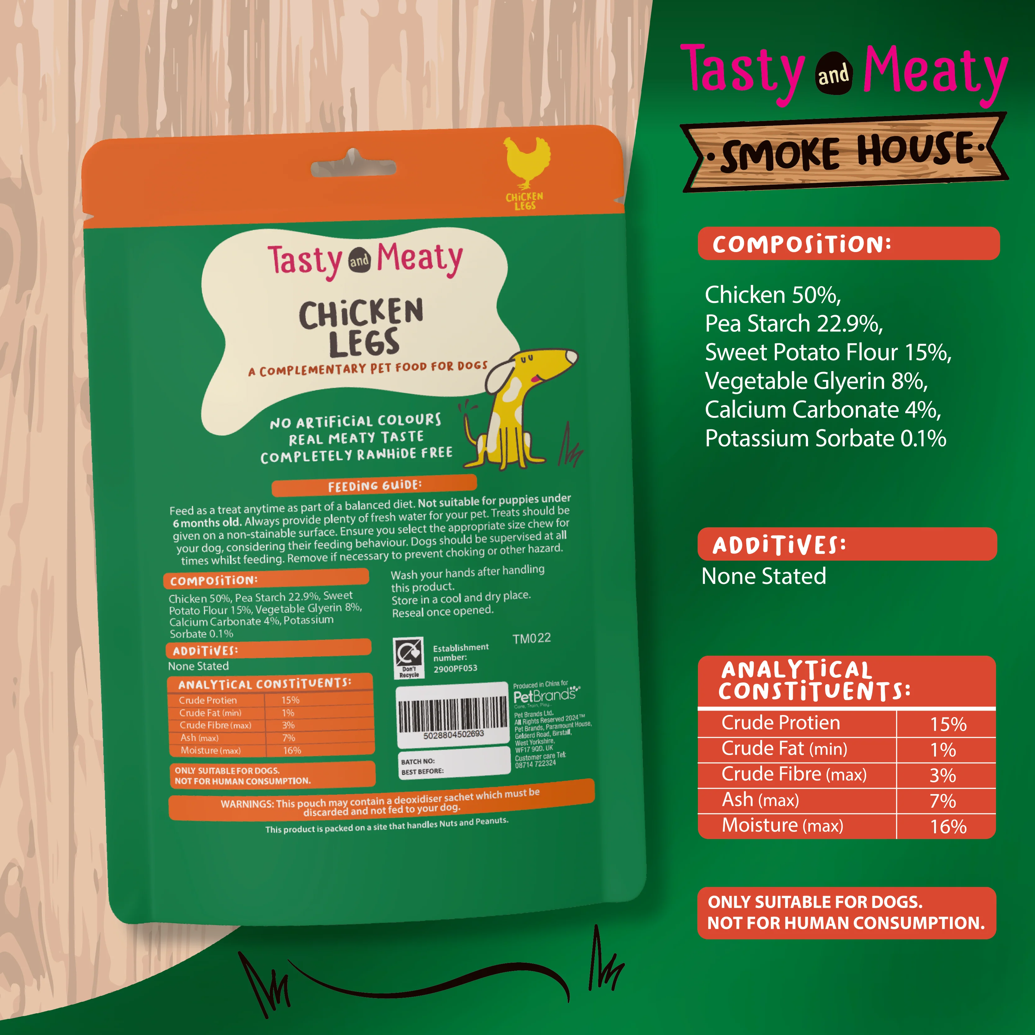 Tasty & Meaty Smoke House Chicken Leg | 90g - Image 3
