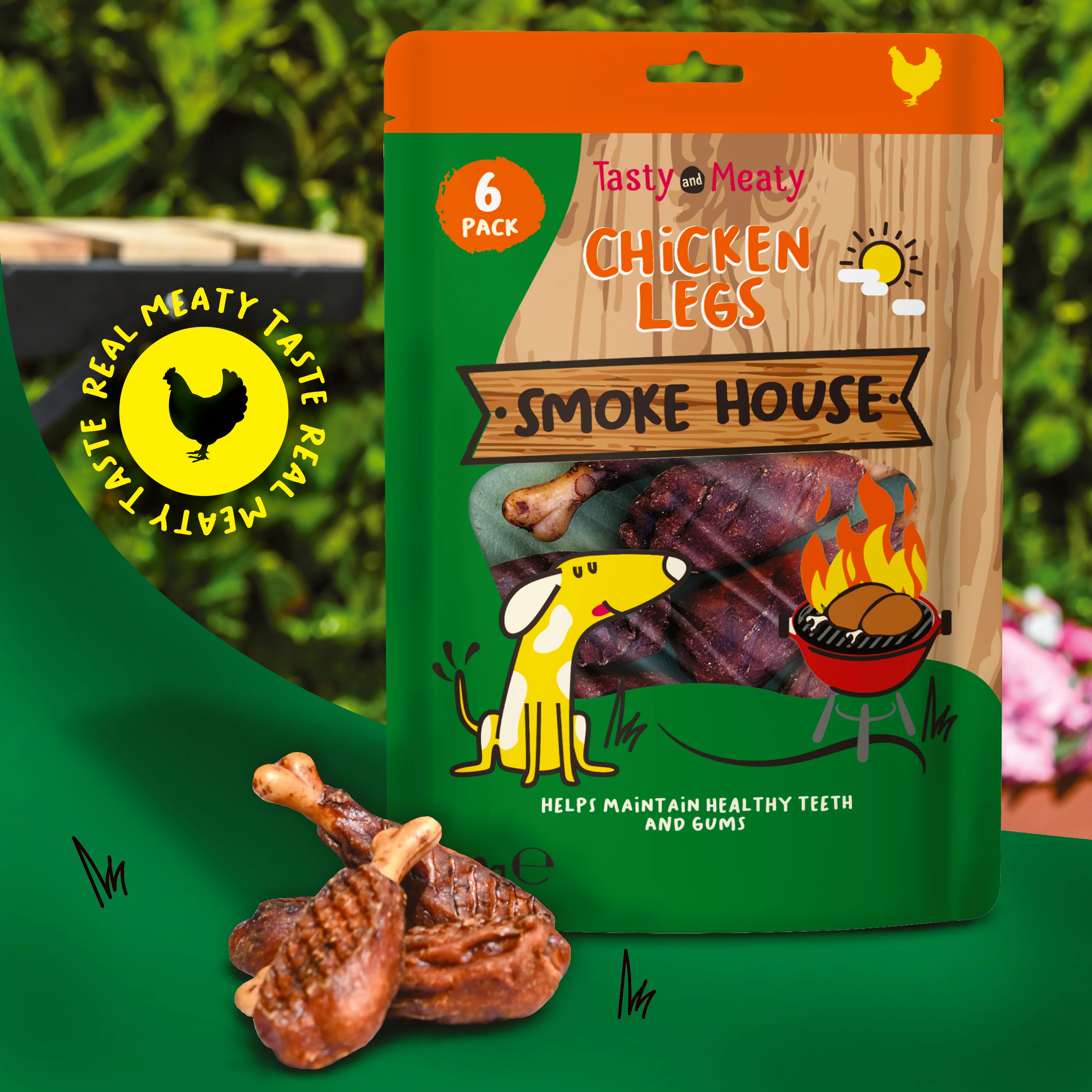 Tasty & Meaty Smoke House Chicken Leg | 90g - Image 5