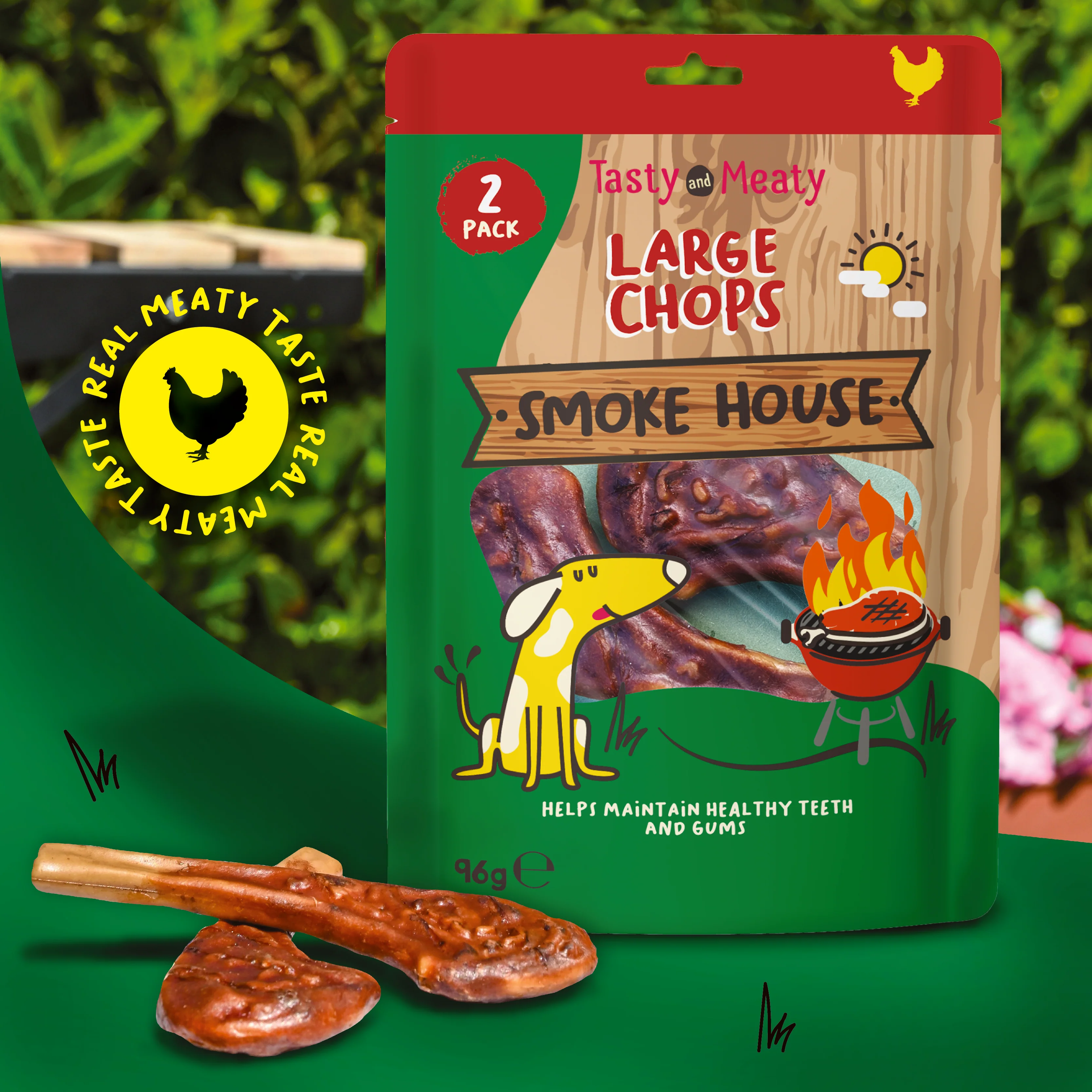 Tasty & Meaty Smoke House Large Chops | 96g - Image 5