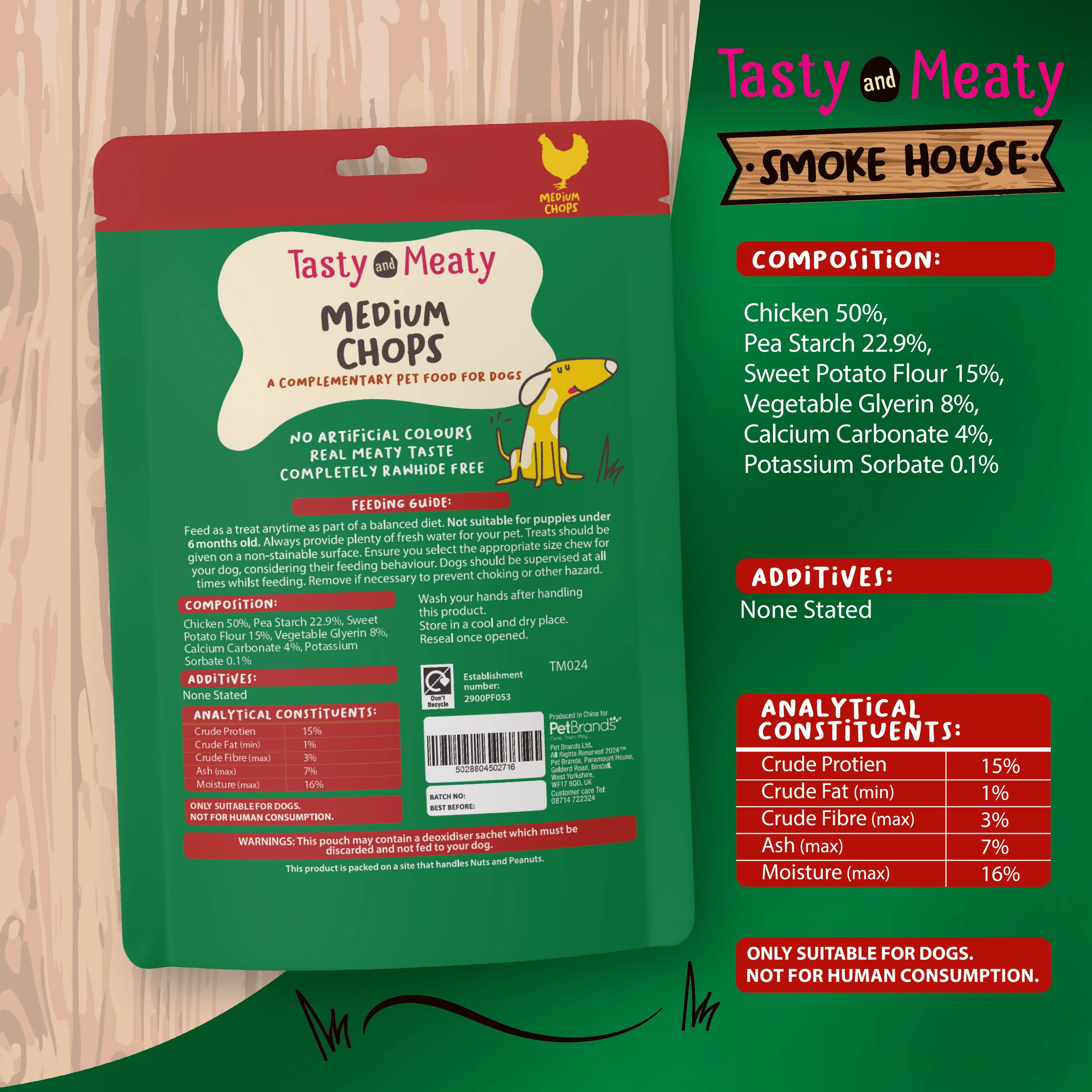 Tasty & Meaty Smoke House Medium Chops | 100g - Image 3