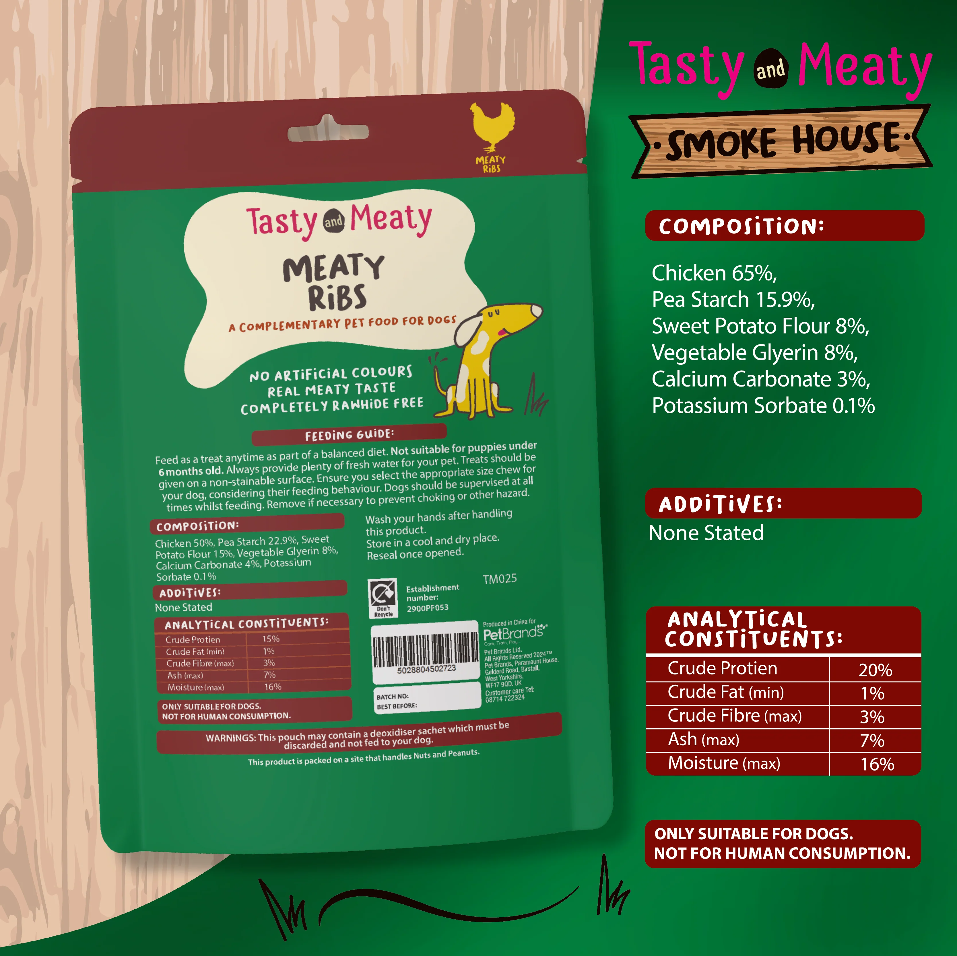 Tasty & Meaty Smoke House Ribs | 100g - Image 3