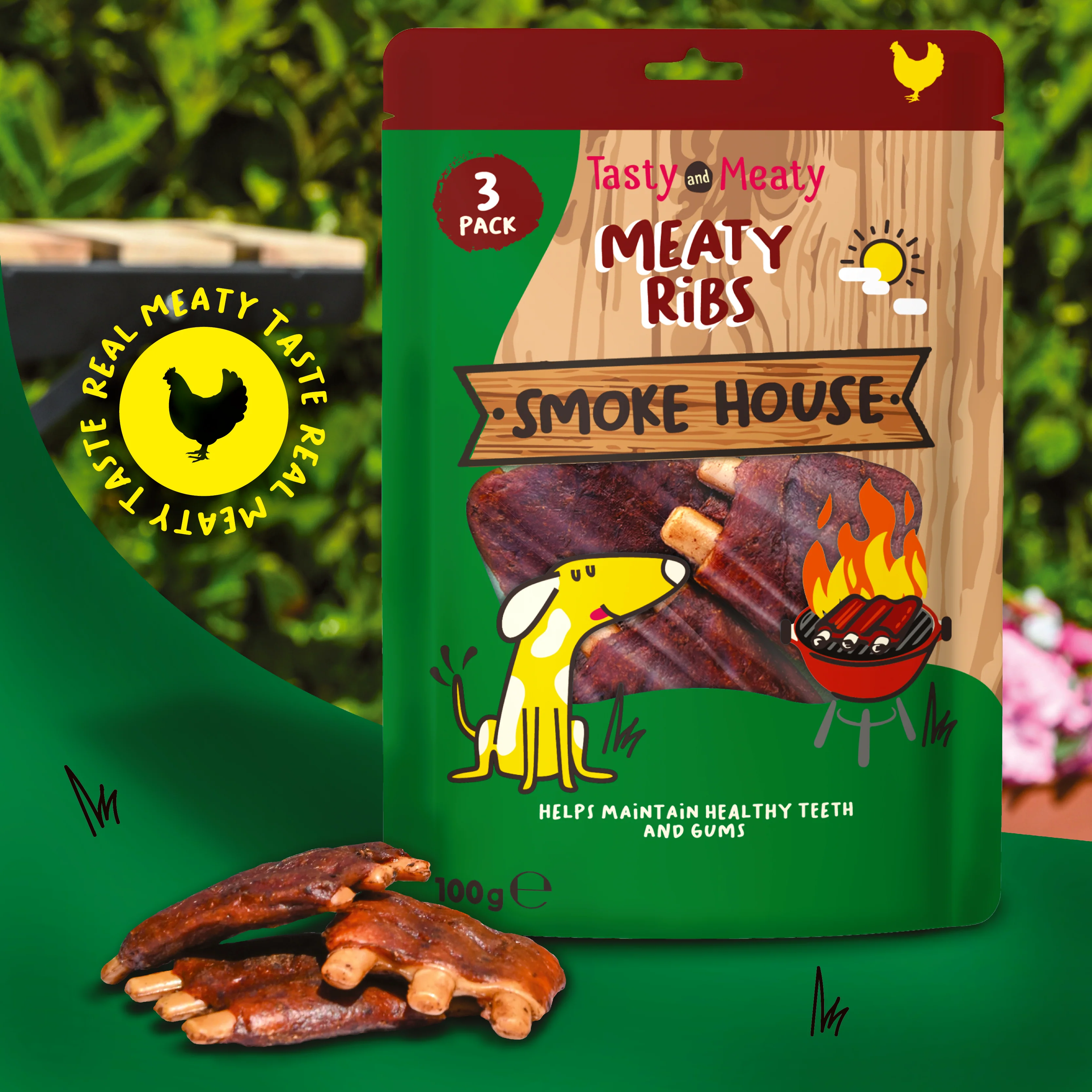 Tasty & Meaty Smoke House Ribs | 100g - Image 5