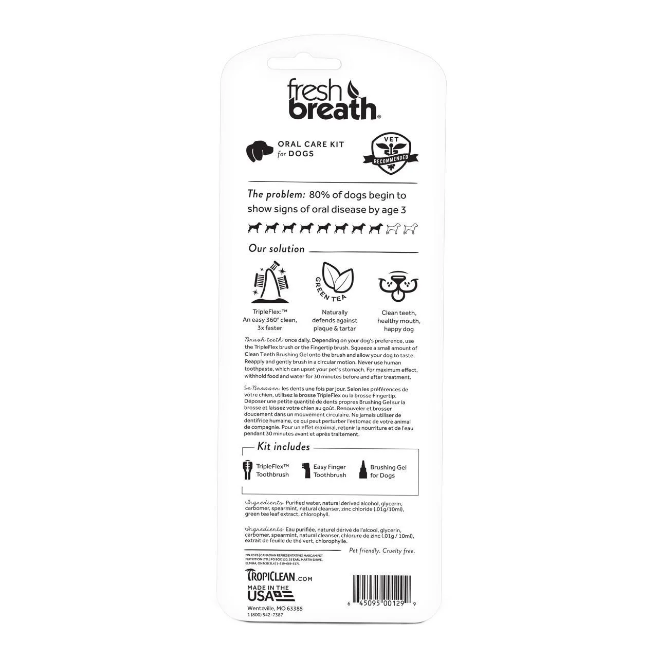 Tropiclean Dog Oral Care Kit - Image 2