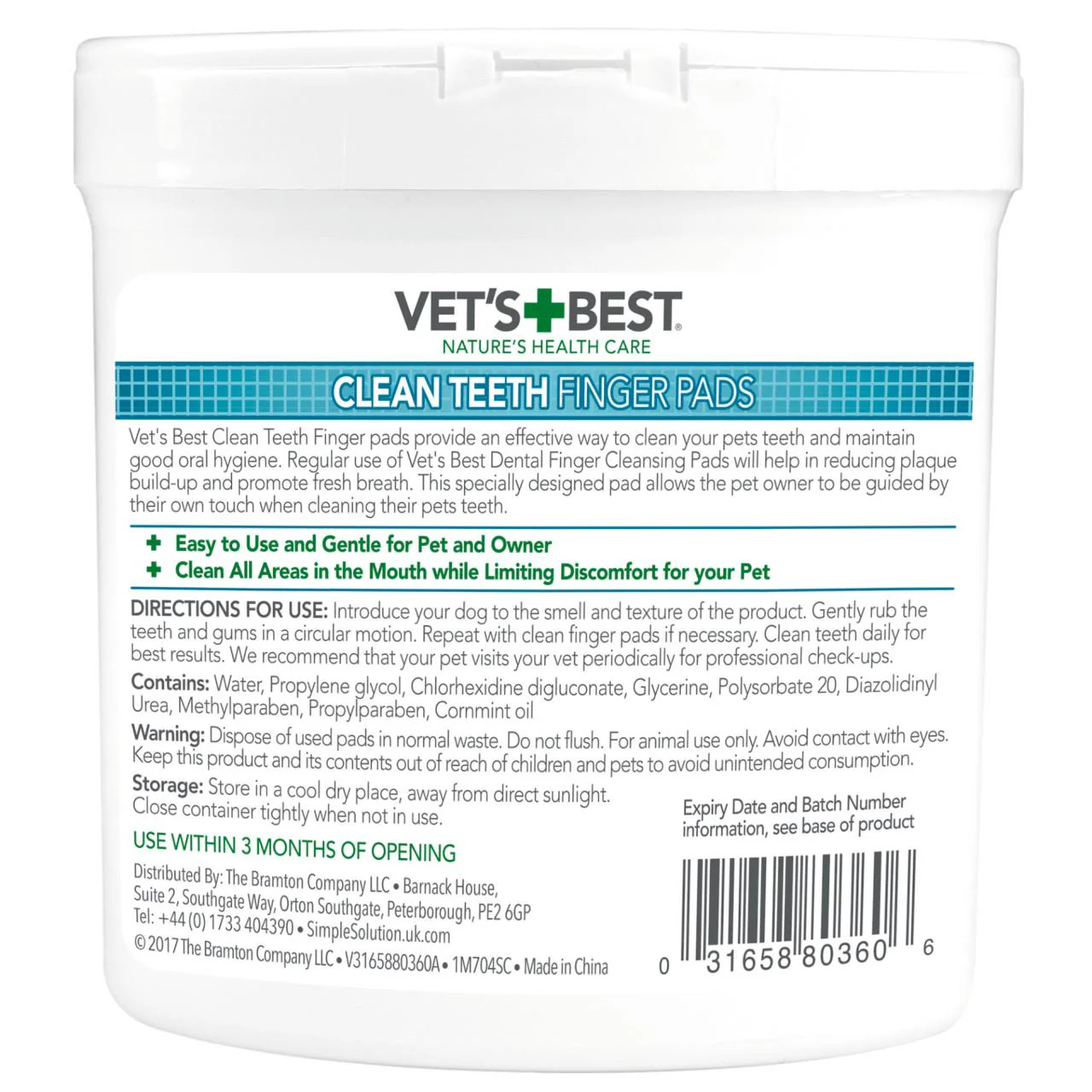 Vet's Best Clean Teeth Finger Pads for Dog - Image 2