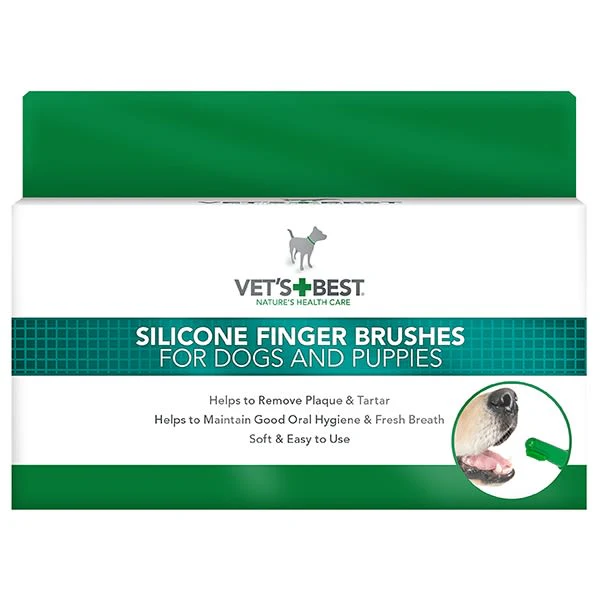 Vet's Best Silicon Finger Toothbrushes for Dogs - Image 2