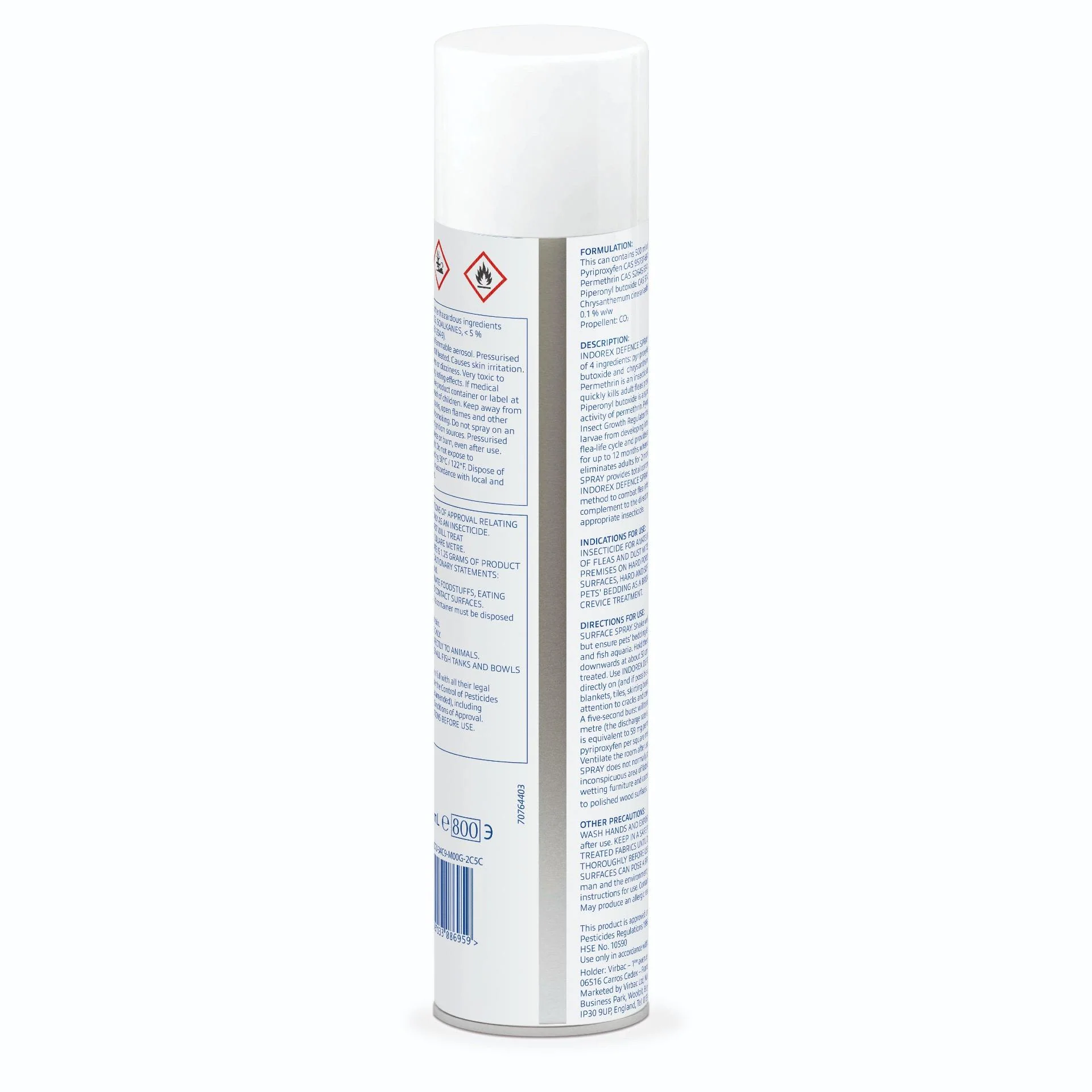Virbac Indorex Household Flea Spray - Image 2