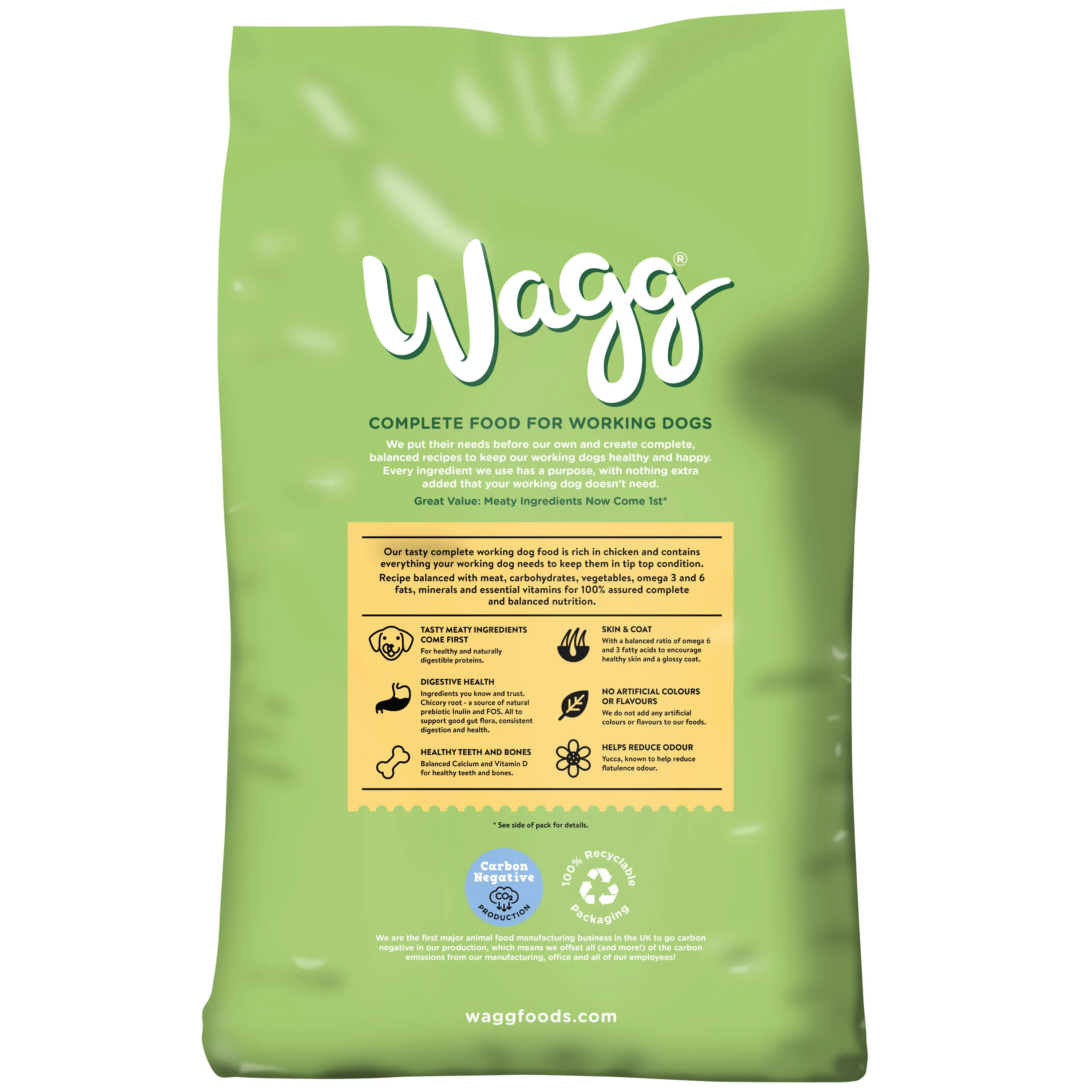Wagg Active Goodness Adult Dry Dog Food - Chicken & Vegetables - Image 2