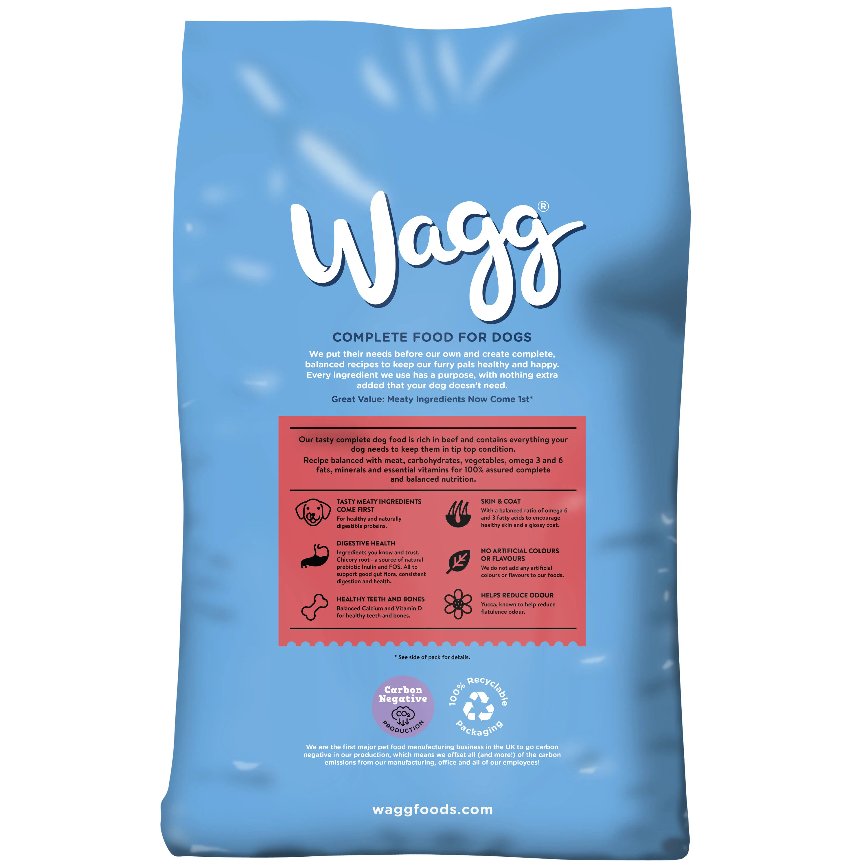 Wagg Meaty Goodness Adult Dry Dog Food - Beef - Image 2