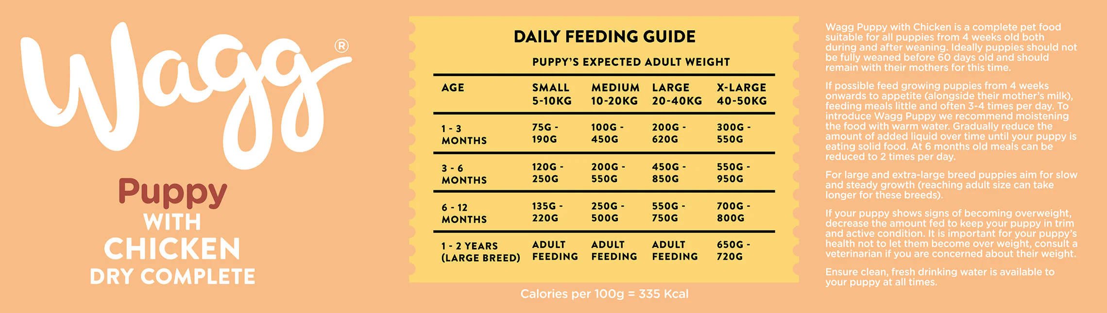 Wagg Puppy Dry Dog Food - Chicken - Image 4