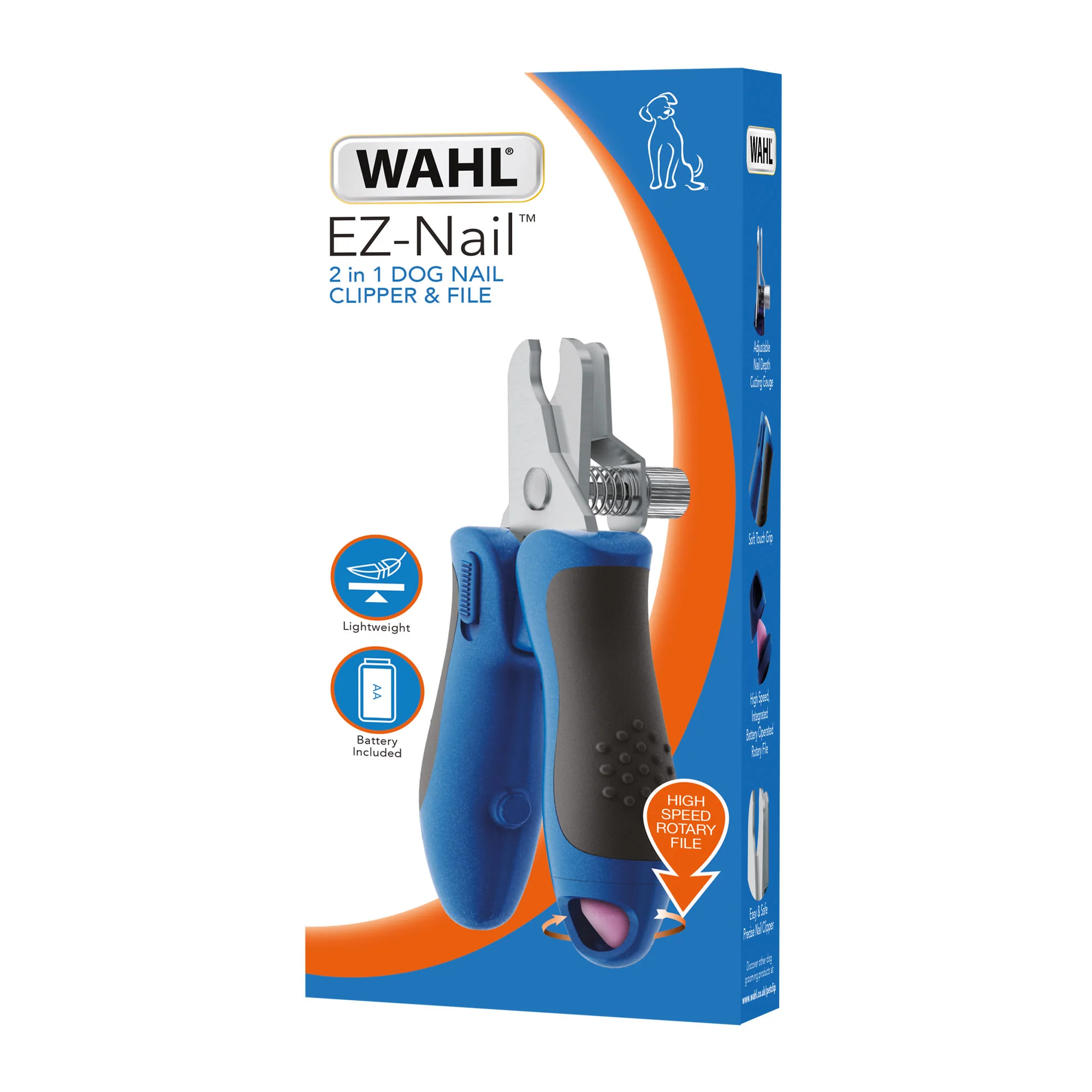 Wahl E-Z Pet Nail Clipper & File - Image 2
