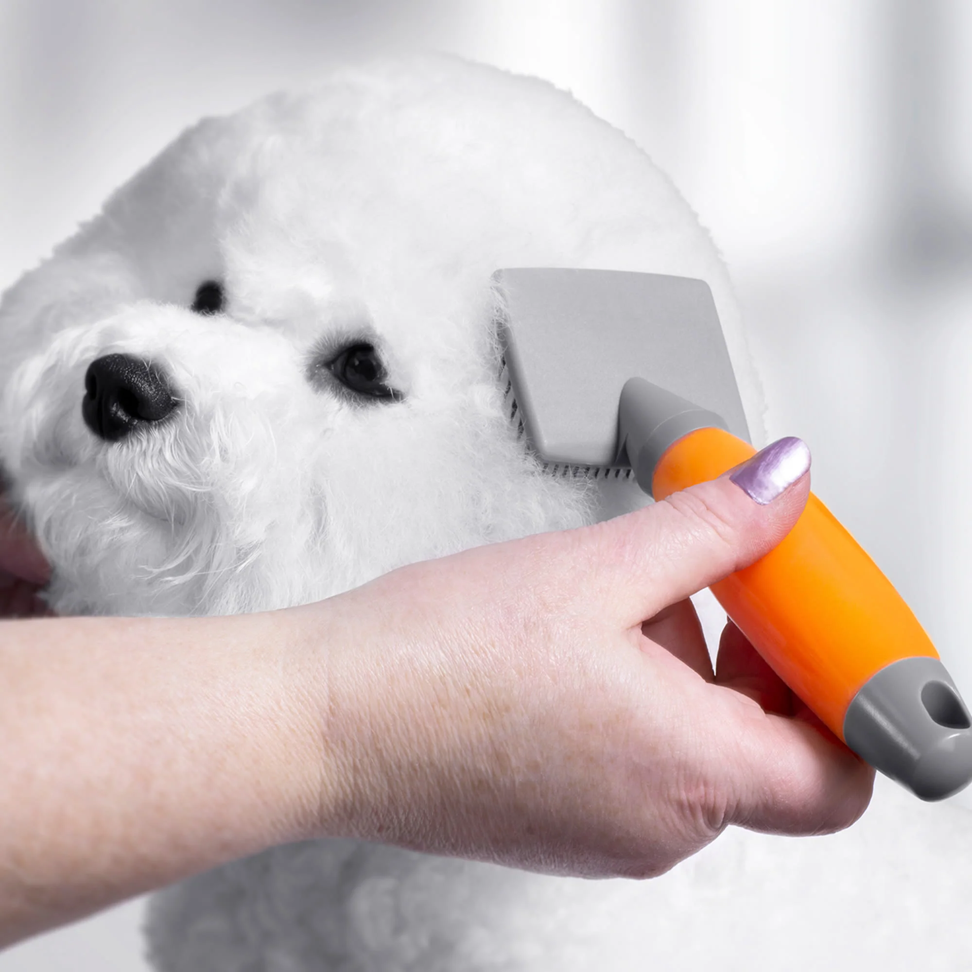 Wahl Nylon Slicker Brush with Soft Grip Gel Handle - Image 5