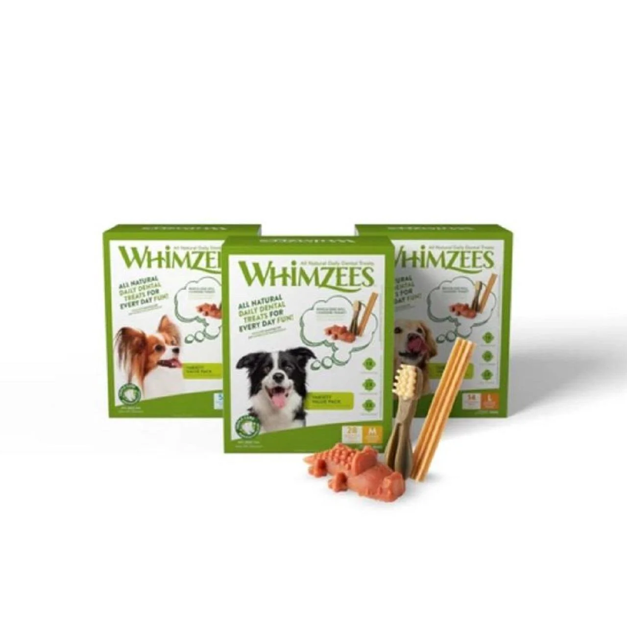 Whimzees Variety Dental Dog Treats for Large Breeds - Image 2