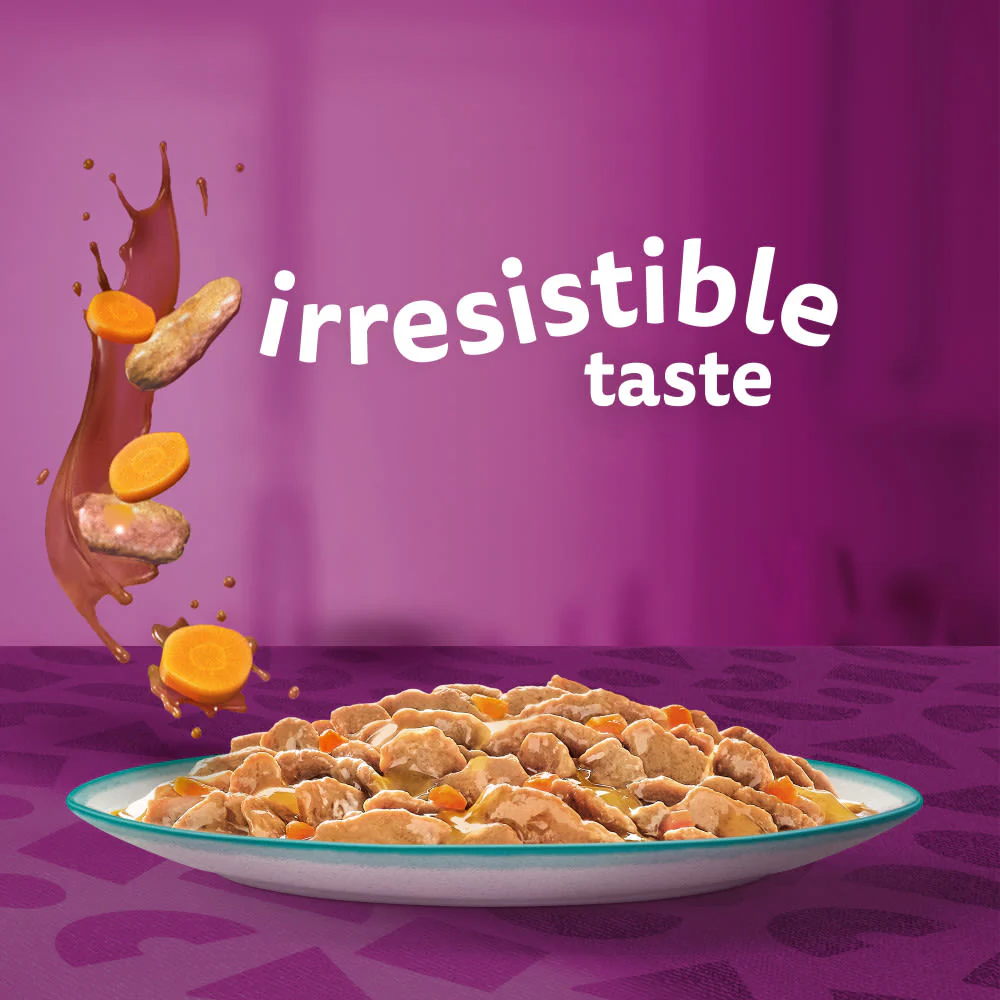 Whiskas 1+ Catch of the Day Mix Adult Wet Cat Food Pouches in Gravy - Image 9