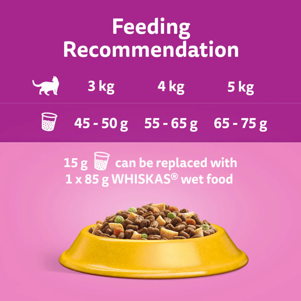 Whiskas 1+ Chicken Adult Dry Cat Food - Image 5