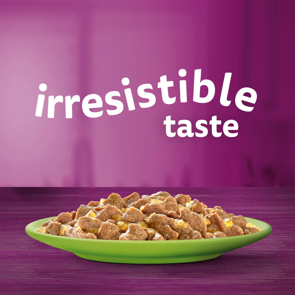 Whiskas 1+ Mixed Menu Adult Wet Cat Food Pouches in Jelly - Image 7