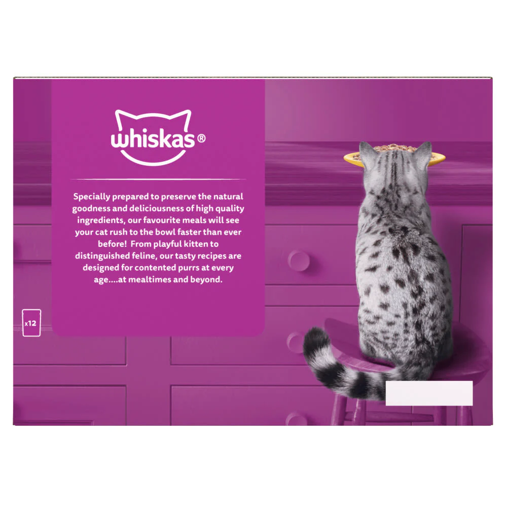 Whiskas 11+ Poultry Feasts Senior Wet Cat Food Pouches in Jelly - Image 10